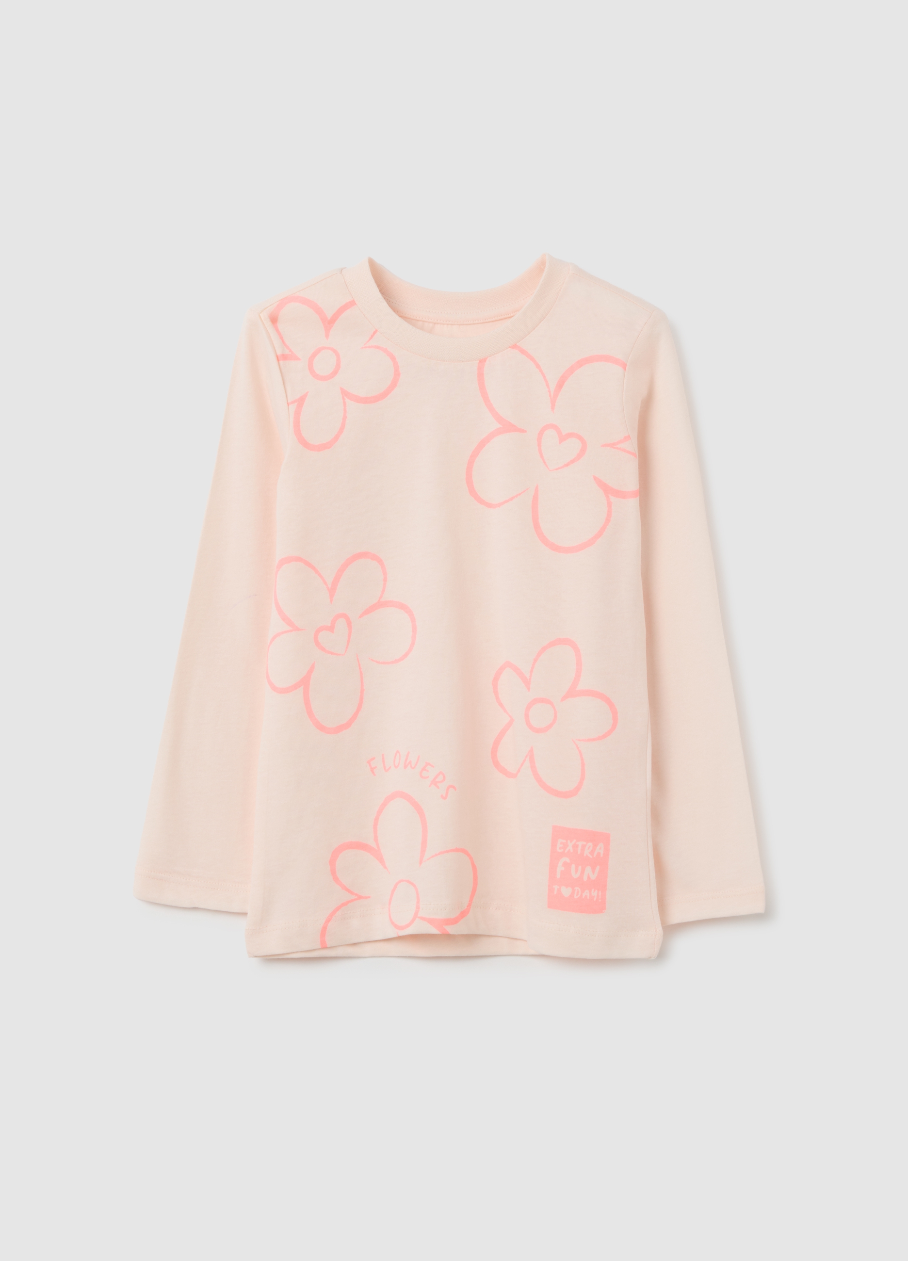 Camiseta De Niña En Algodón Puro Rosa, Ajuste Regular, Niña, Rosa Claro, Talla: 8-9