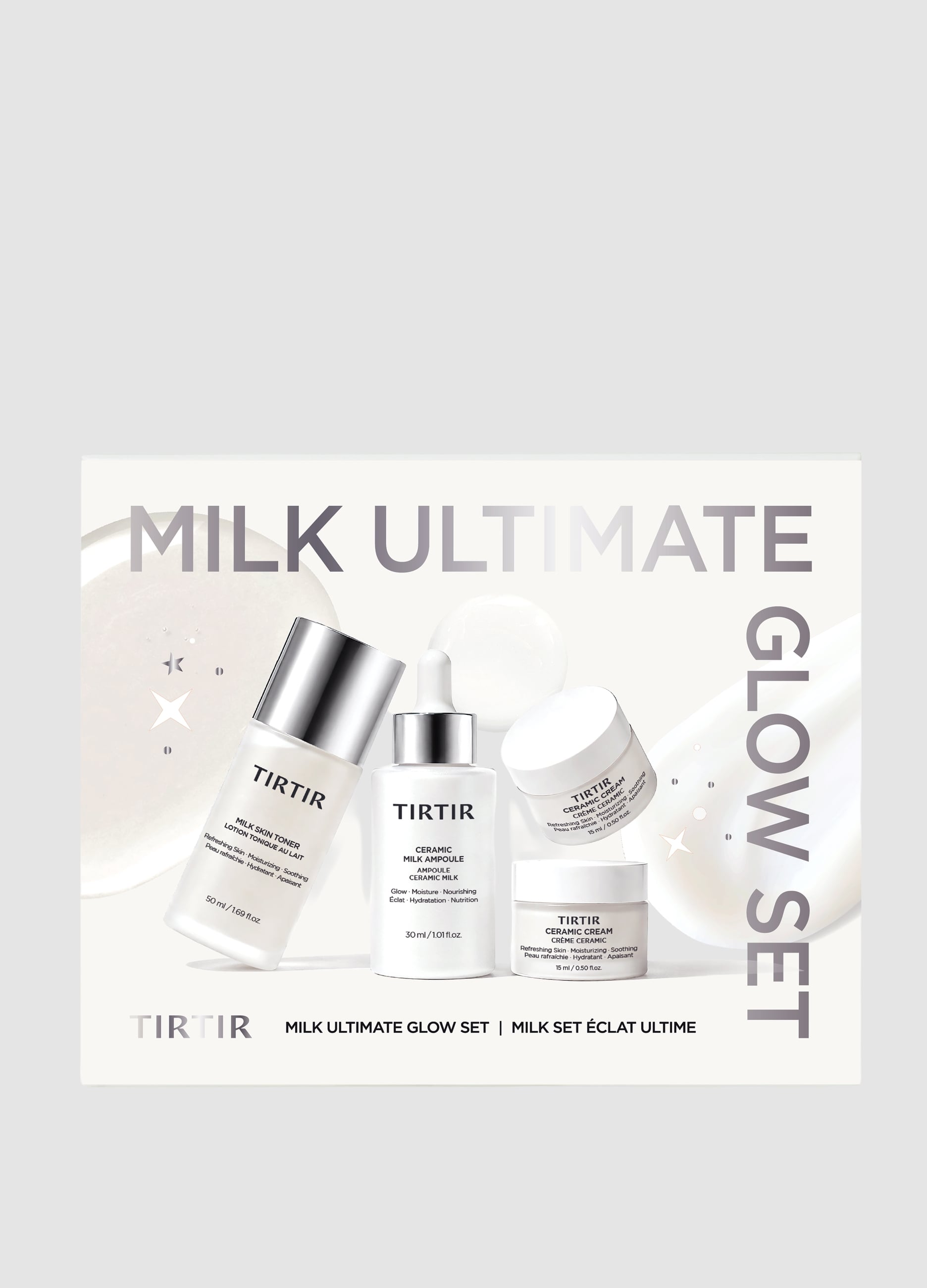 Korean Skincare Donna Nessun Colore Tirtir Milk Ultimate Glow Set - Risparmio 28% - Immagine 3
