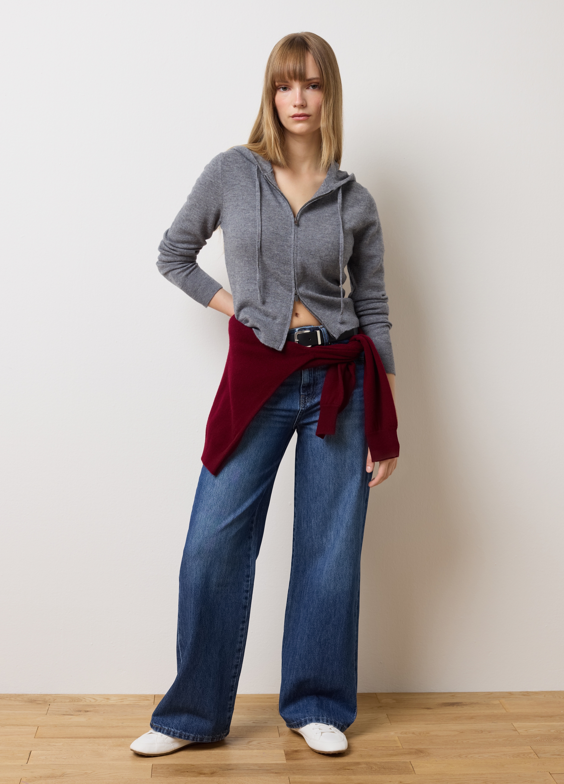 Vaqueros Azul De Puro Algodón De Pierna Recta, Mujer, Azul suave, Talla: 34