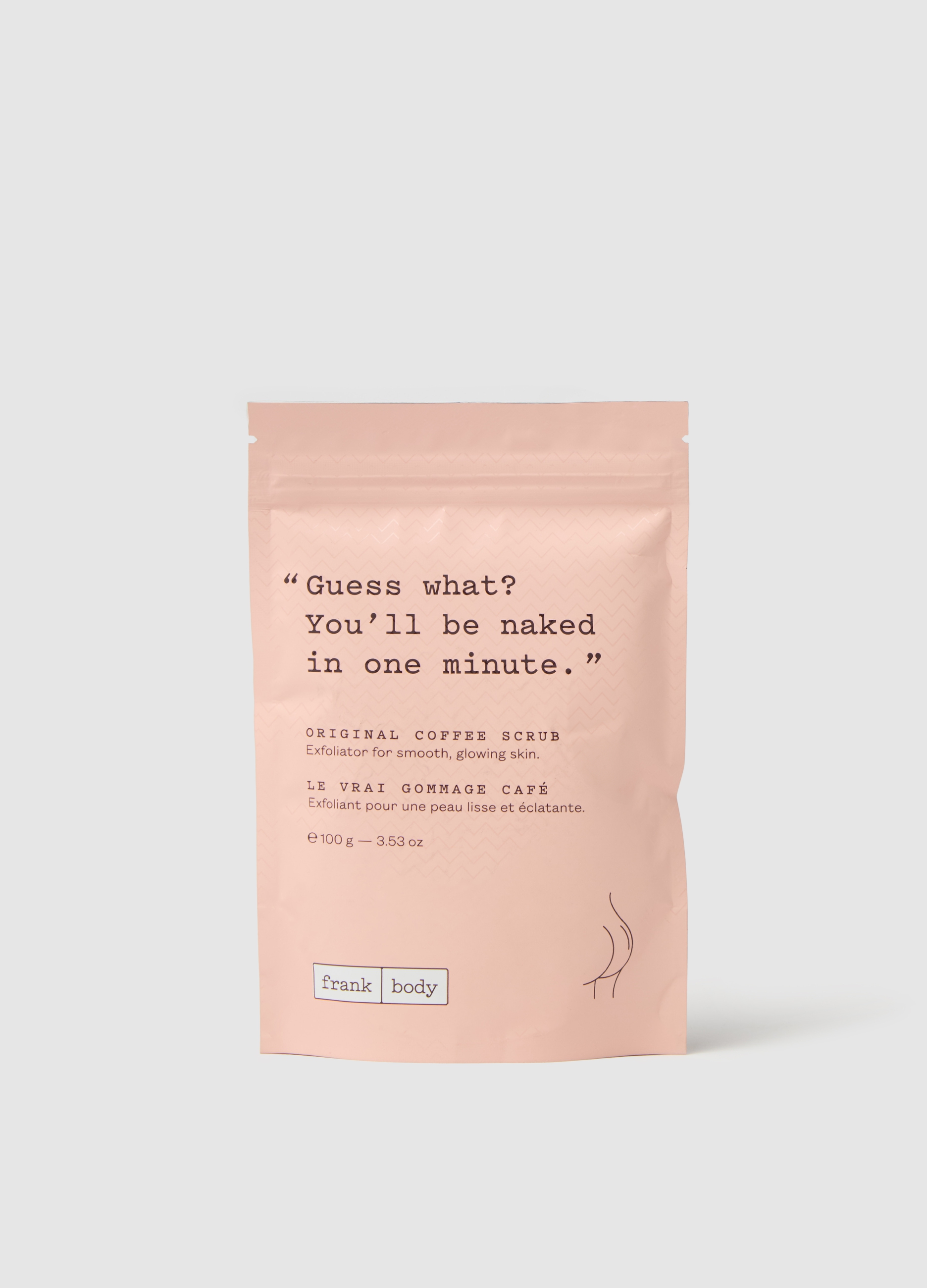 FRANK BODY, Scrub Corpo Original Coffee, Donna, Bianco, Taglia: FASUL