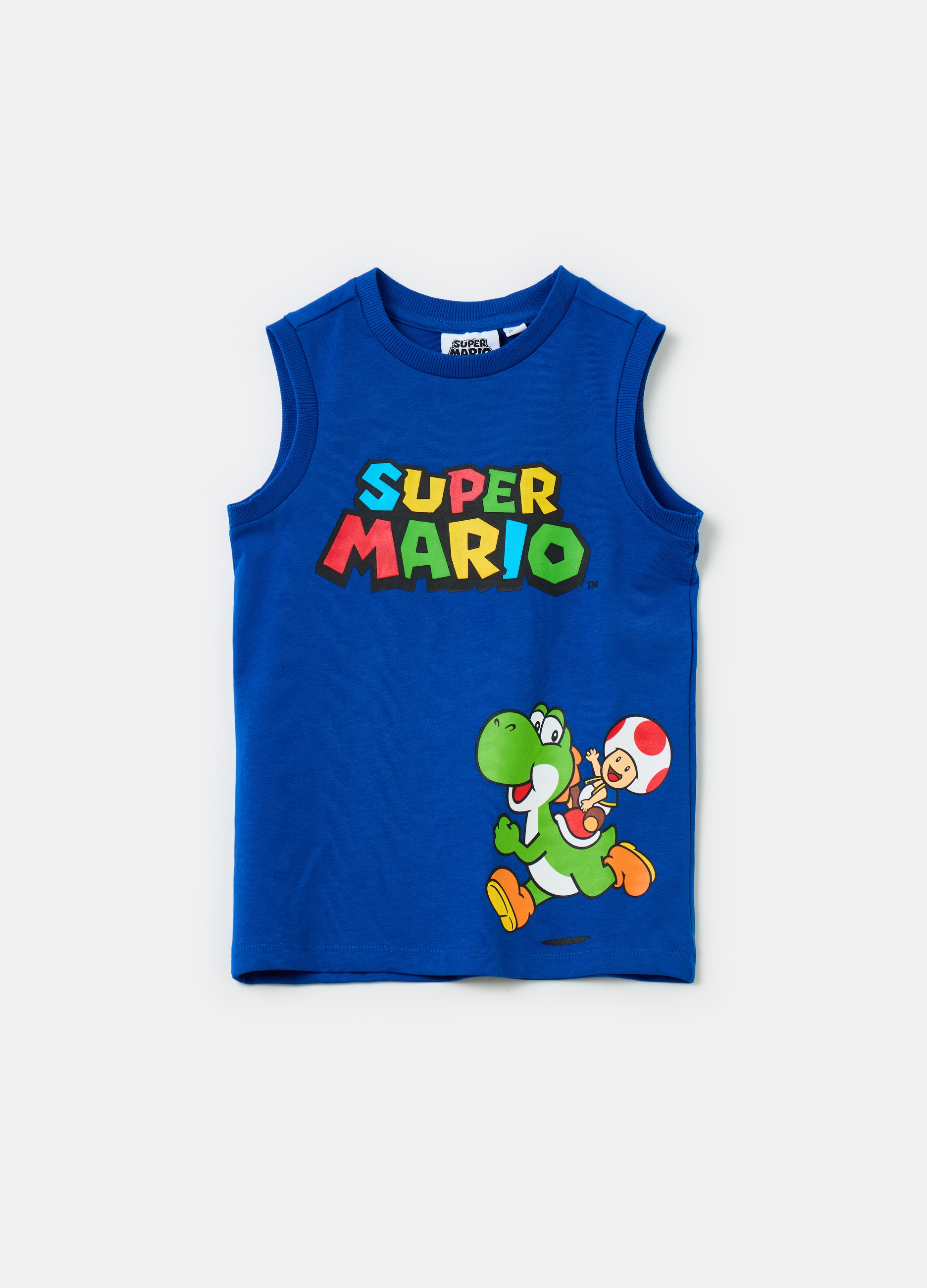 OVS, Vogatore Con Stampa Super Mario™, Bambino, Blu, Taglia: 4-5