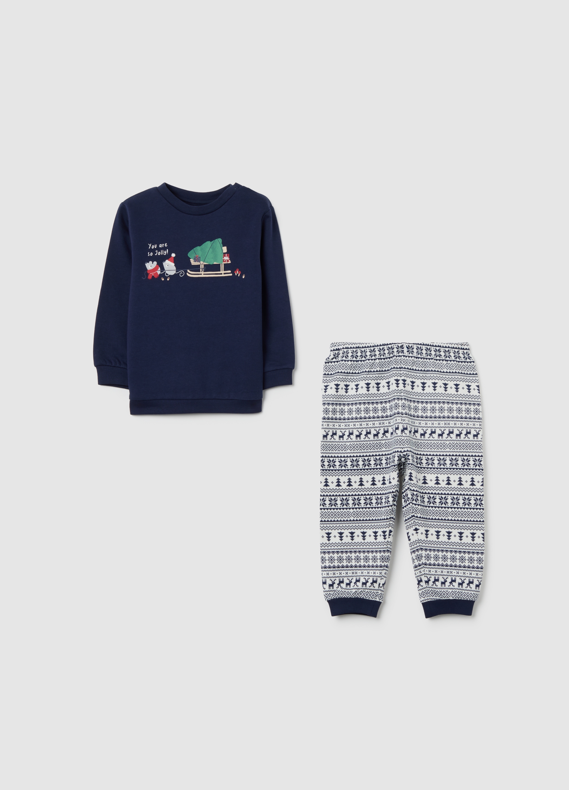 FAGOTTINO, Pijama De Bebé En Algodón Puro Multicolor Ajuste Regular, Niño, Azul/Blanco, Talla: 18-24