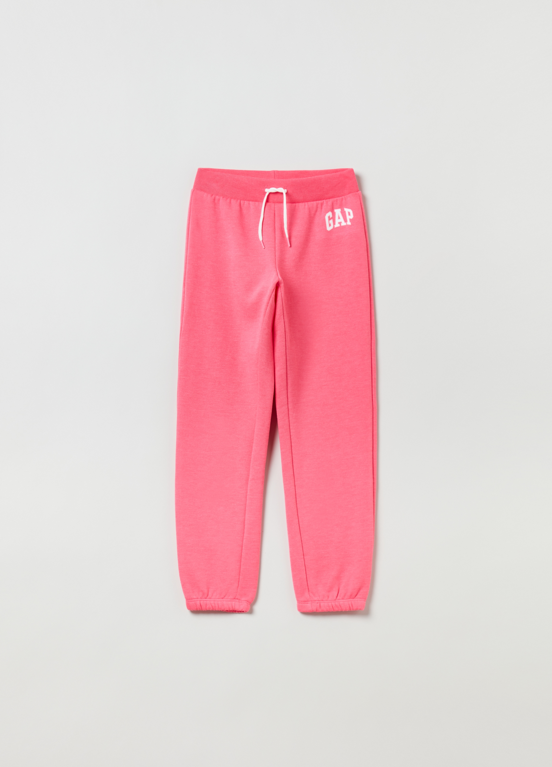 GAP KIDS, Joggers In Felpa Con Stampa Logo, Bambina, Rosa, Taglia: XS/99-114