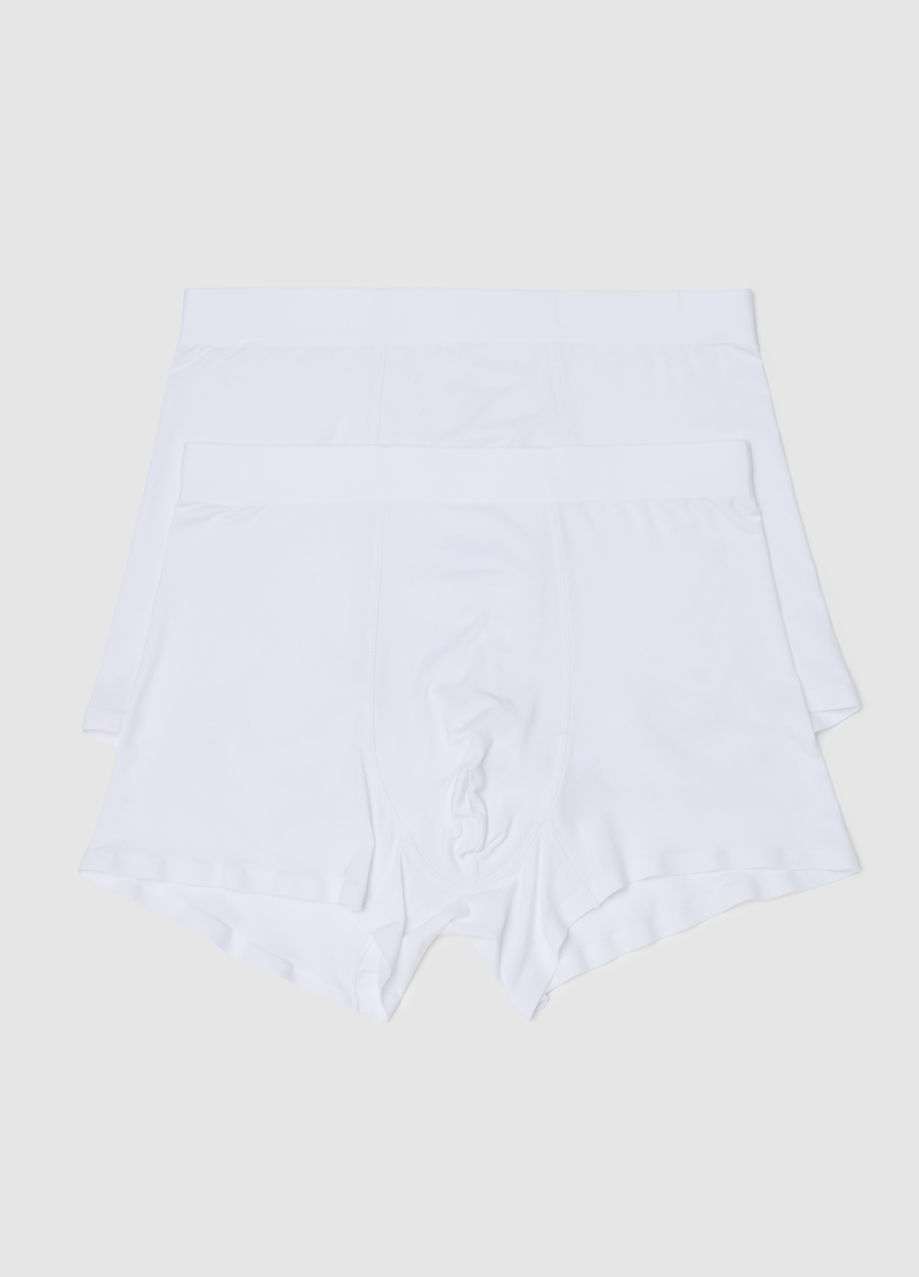 OVS , Bipack Boxer Midi In Modal Stretch, Uomo, Bianco, Taglia: S