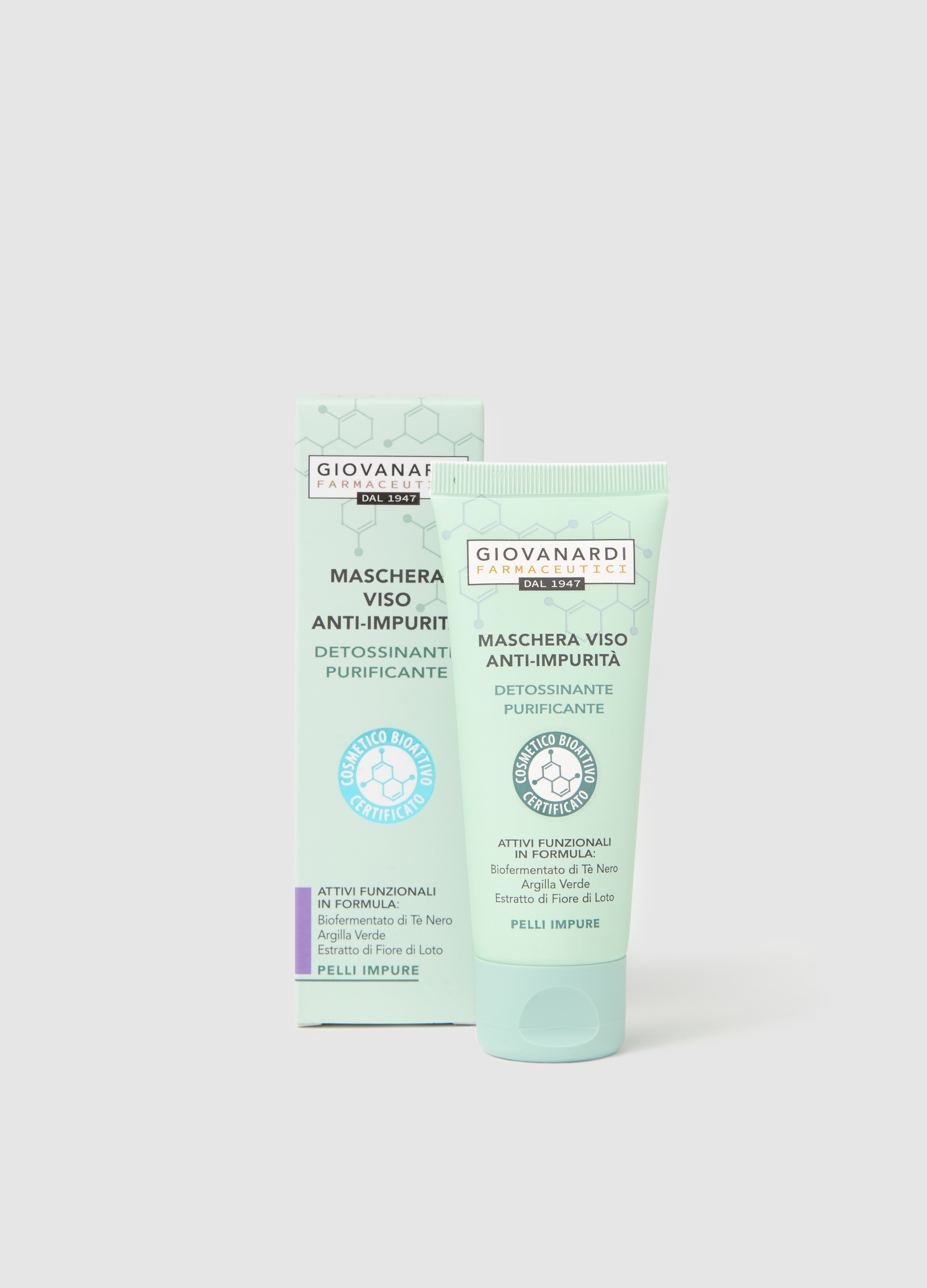 GIOVANARDI FARMACEUTICI, Maschera Viso, Donna, Verde, Taglia: FASUL