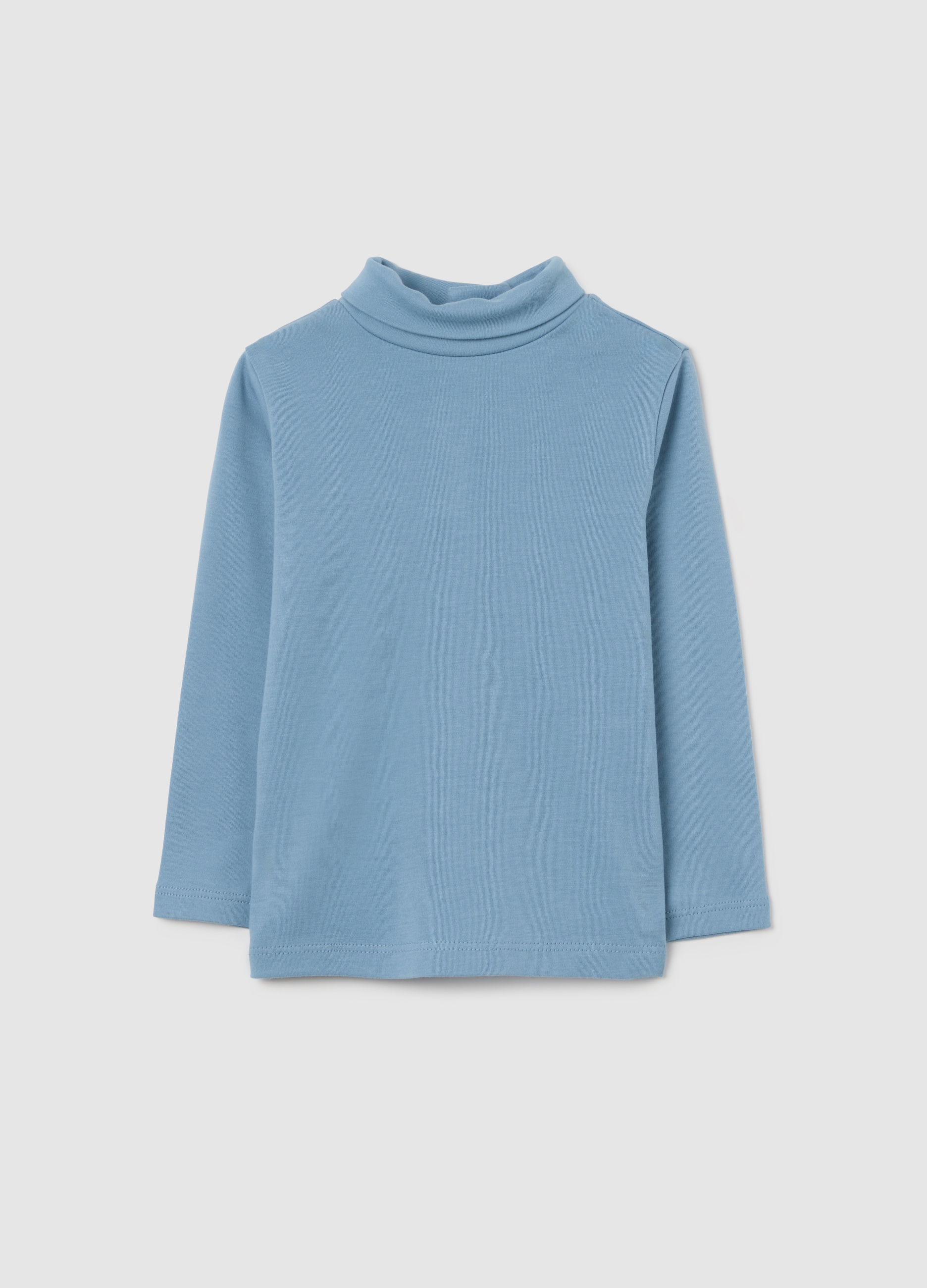 FAGOTTINO, Maglietta Azzurra A Maniche Lunghe Da Bimbo In Puro Cotone Regular Fit, Bambino, Azzurro, Taglia: 9-12