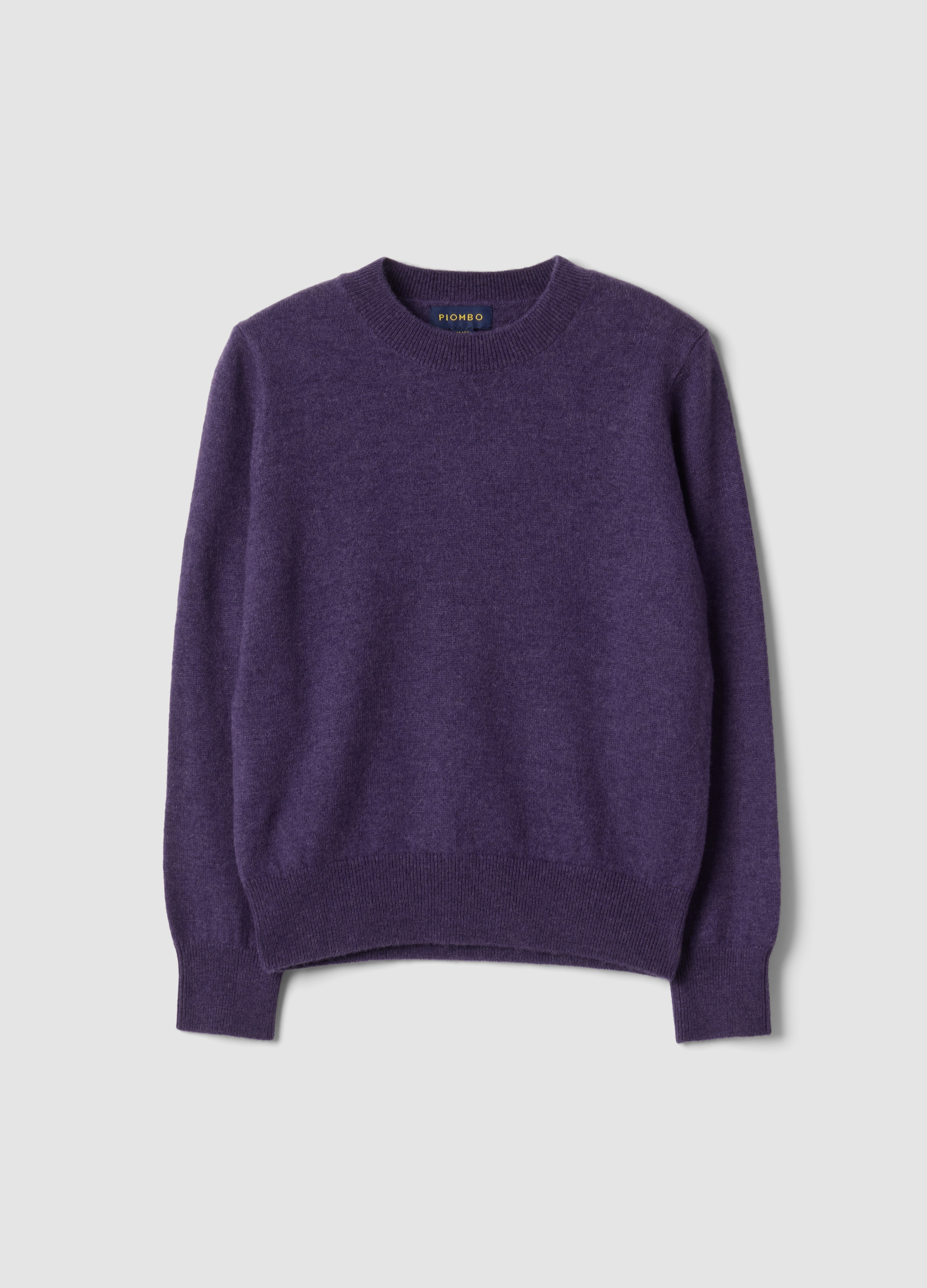 PIOMBO KIDS, Maglione Viola In Pura Lana A Maniche Lunghe Regular Fit, Bambina, Viola, Taglia: 8