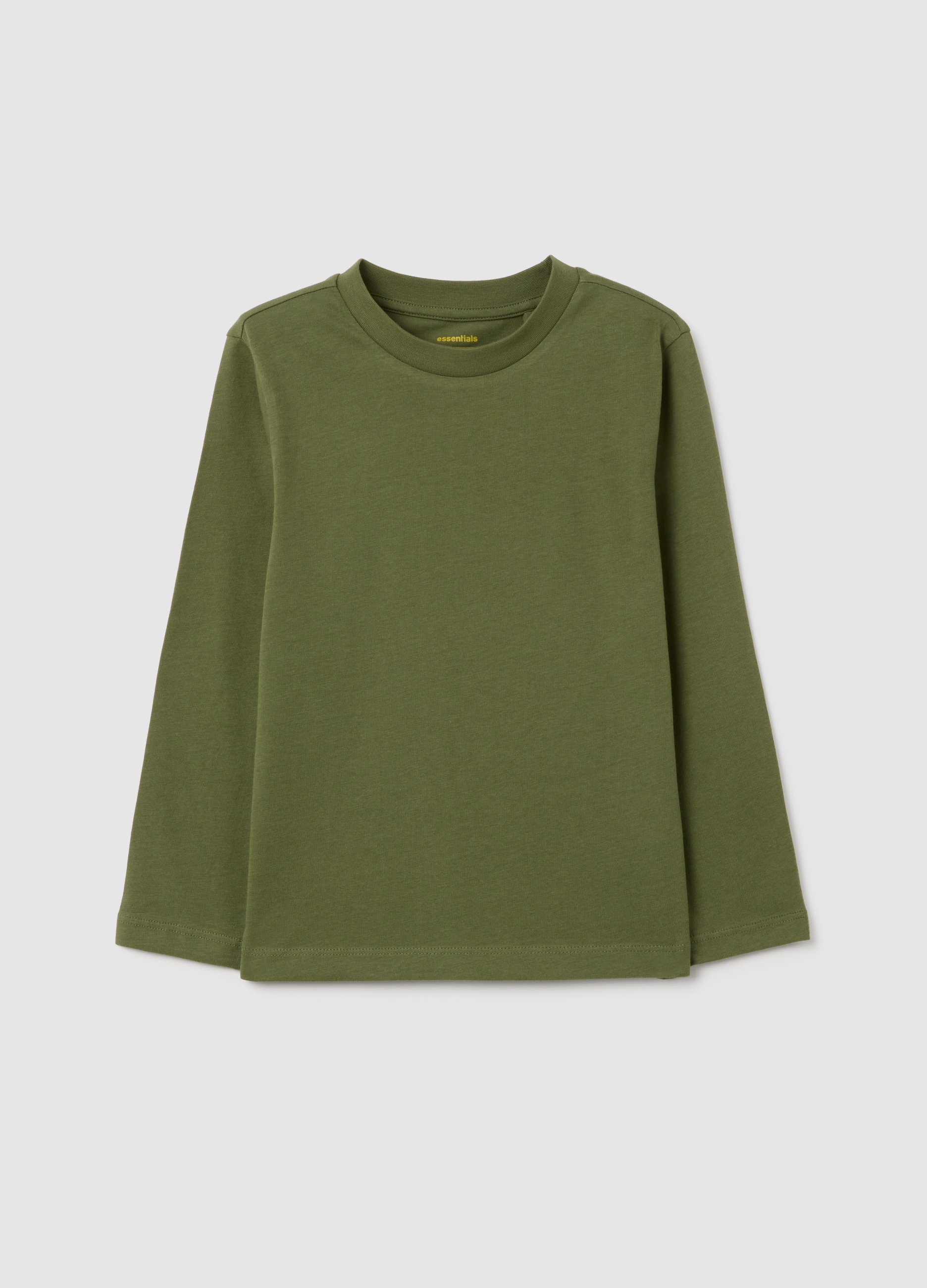 OVS, Grüner Regular Fit Kinderpullover Aus Reinem Baumwolle, Junge, Hellgrün, Größe: 3-4