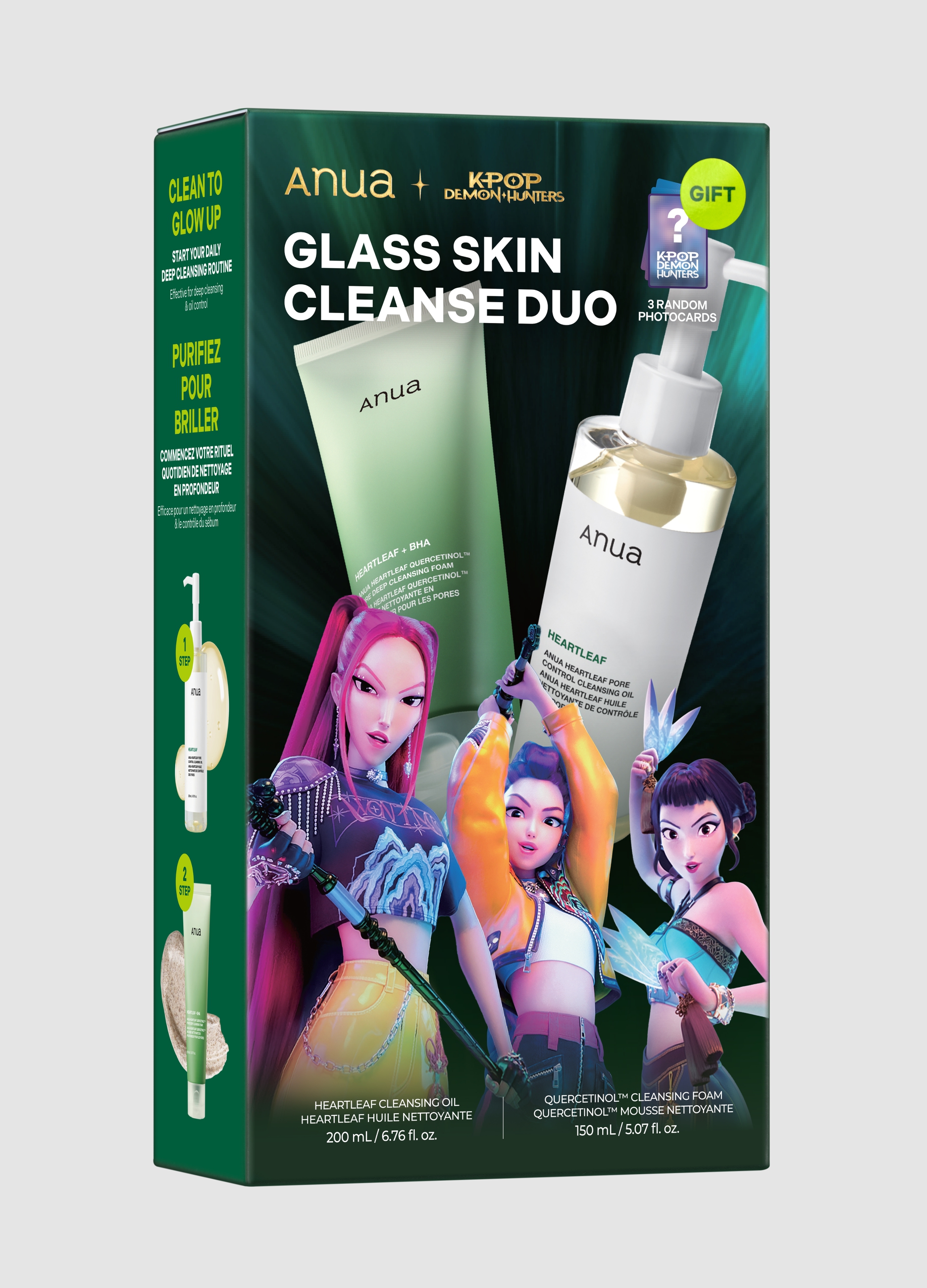 ANUA, Double Cleansing Duo Set - Anua Kpop Demon Hunters, Donna, Bianco, Taglia: FASUL