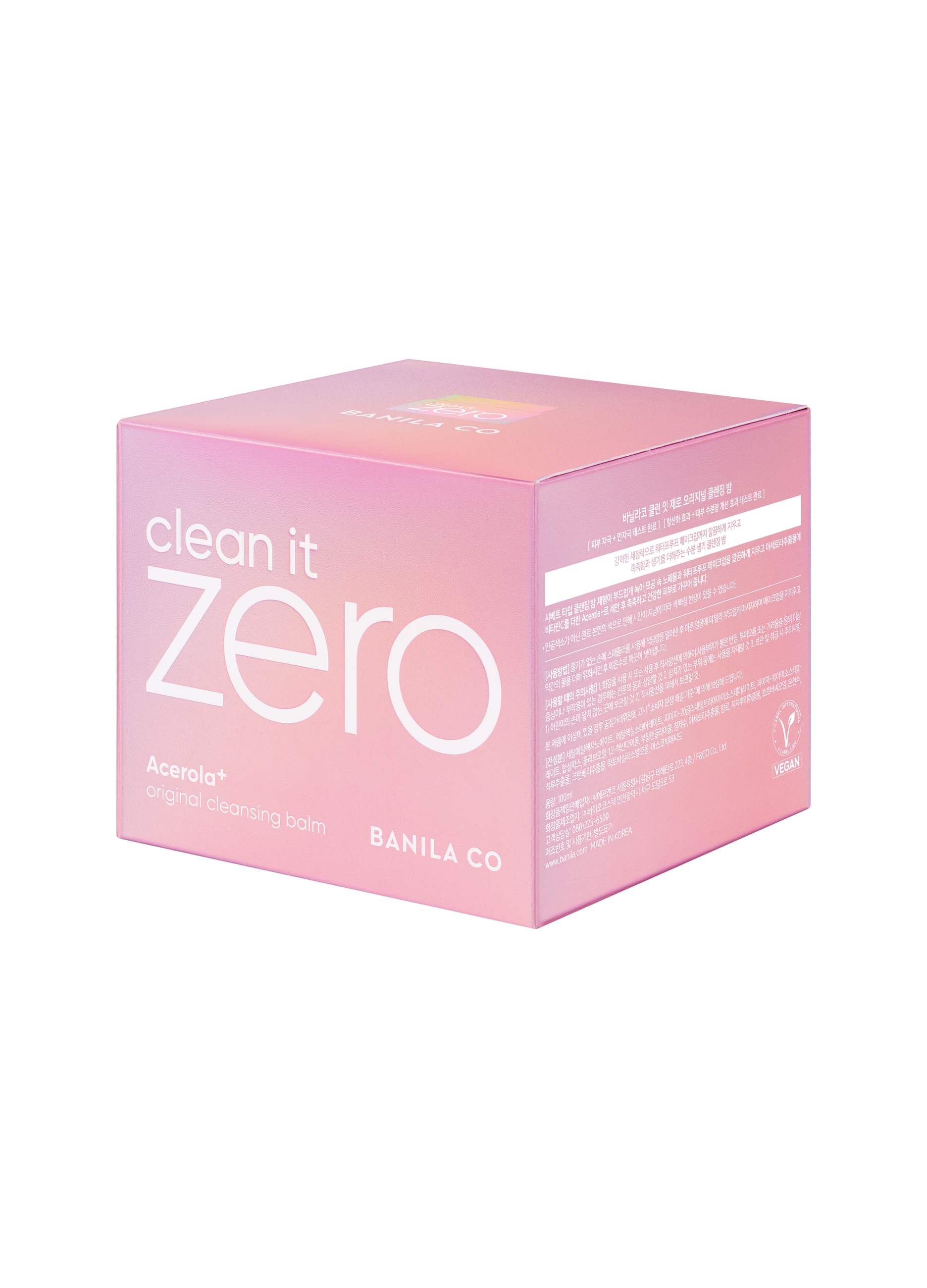 OVS, Clean It Zero Cleansing Balm Original (eu) - Skincare Coreana, Donna, Bianco, Taglia: FASUL