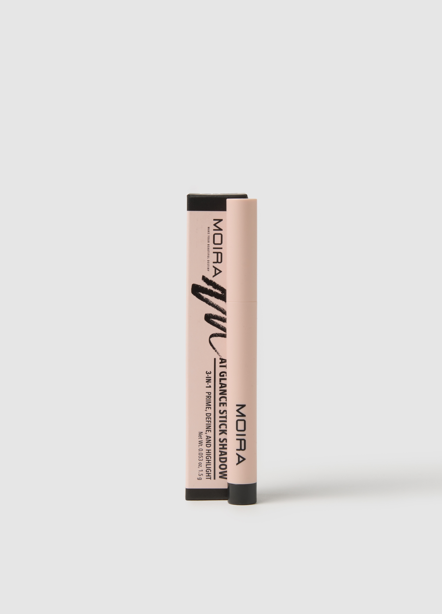 MOIRA, Moira At Glance Stick Shadow 013 Black - Make-up Coreano, Donna, Nero, Taglia: FASUL