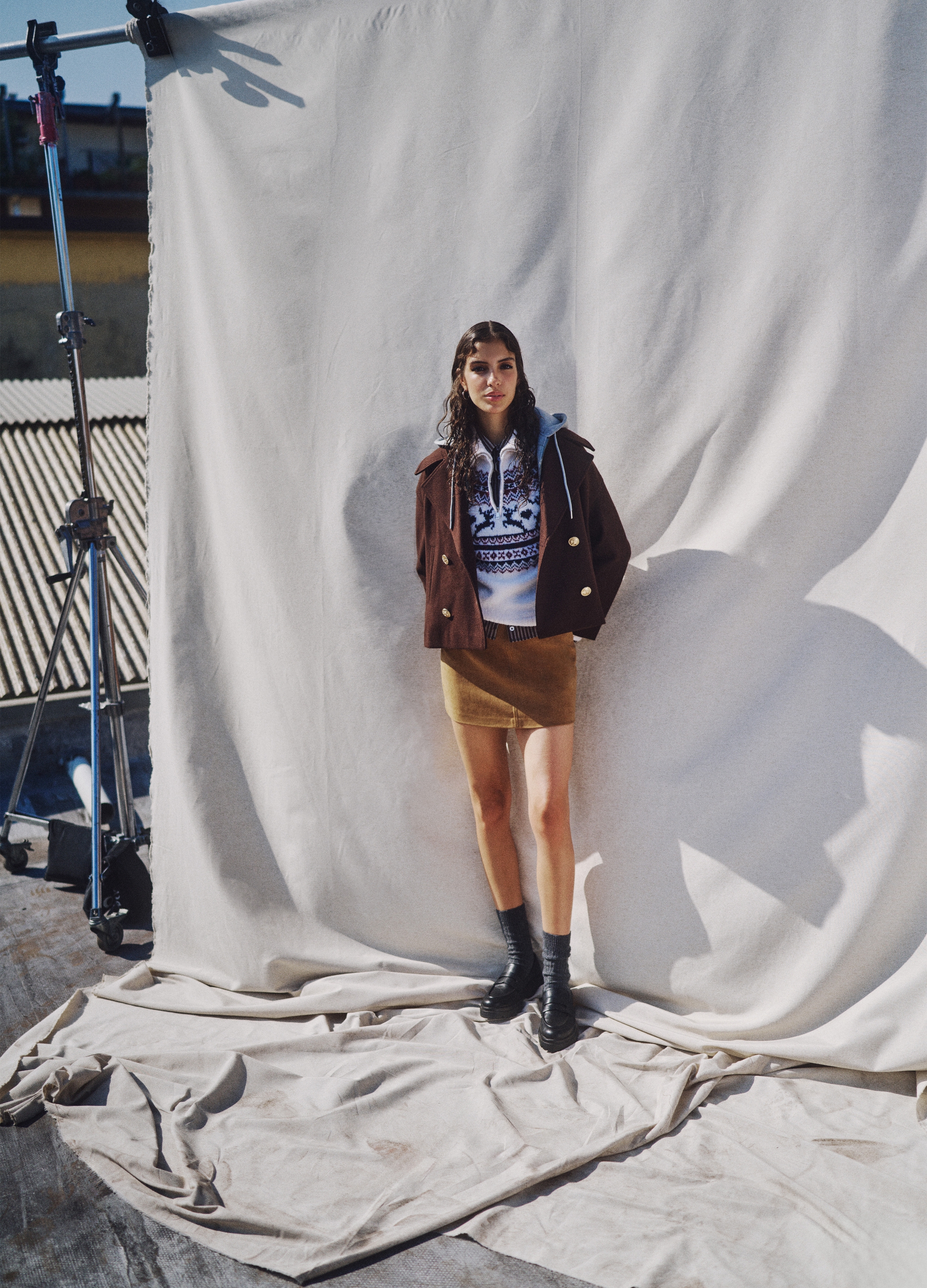 B.ANGEL, Gonna Marrone Regular Fit, Donna, Marrone, Taglia: S