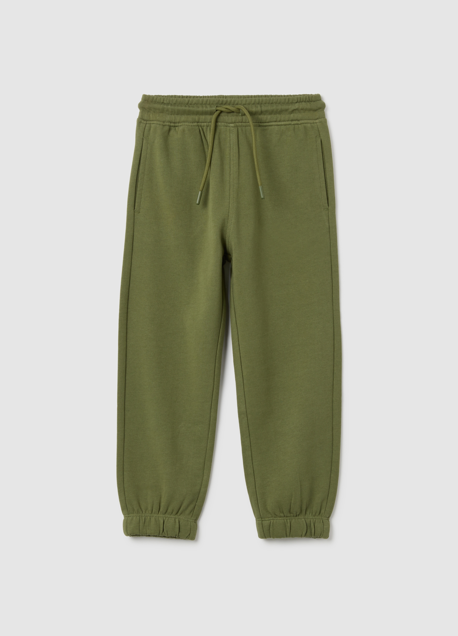 OVS, Kinder Jogginghose, Regular Fit, Aus Grünem Baumwollstoff, Junge, Hellgrün, Größe: 3-4