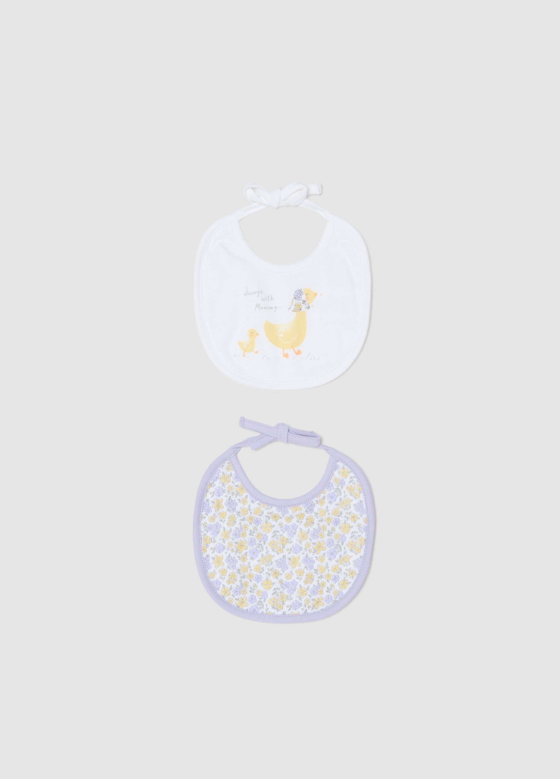 FAGOTTINO, Bipack Di Bavaglini Bianchi In Puro Cotone Organico, Bebé Niña, Blanco, Talla: T.U.