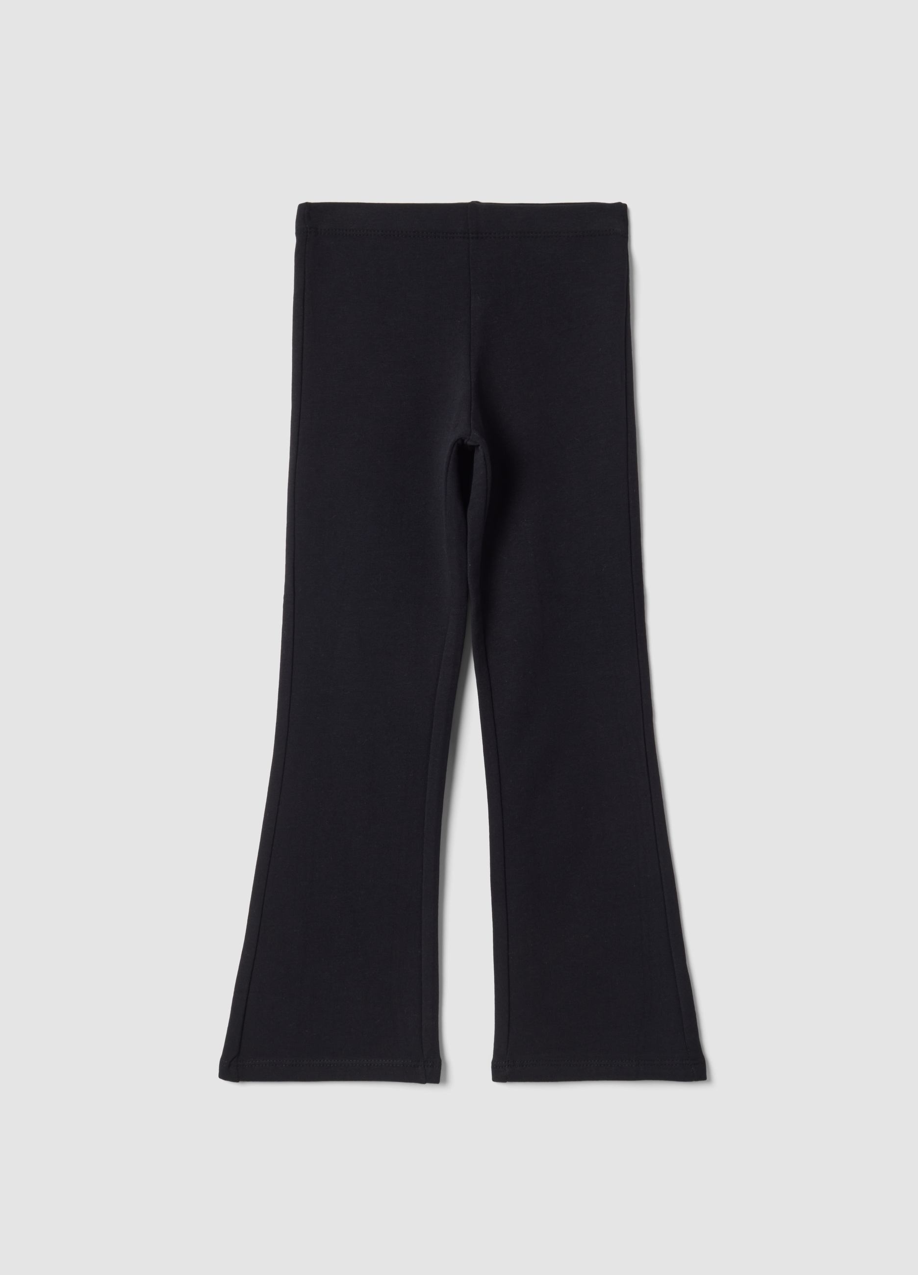 OVS KIDS, Leggings Blu In Cotone Organico Elasticizzato Skinny Fit, Bambina, Blu, Taglia: 3-4