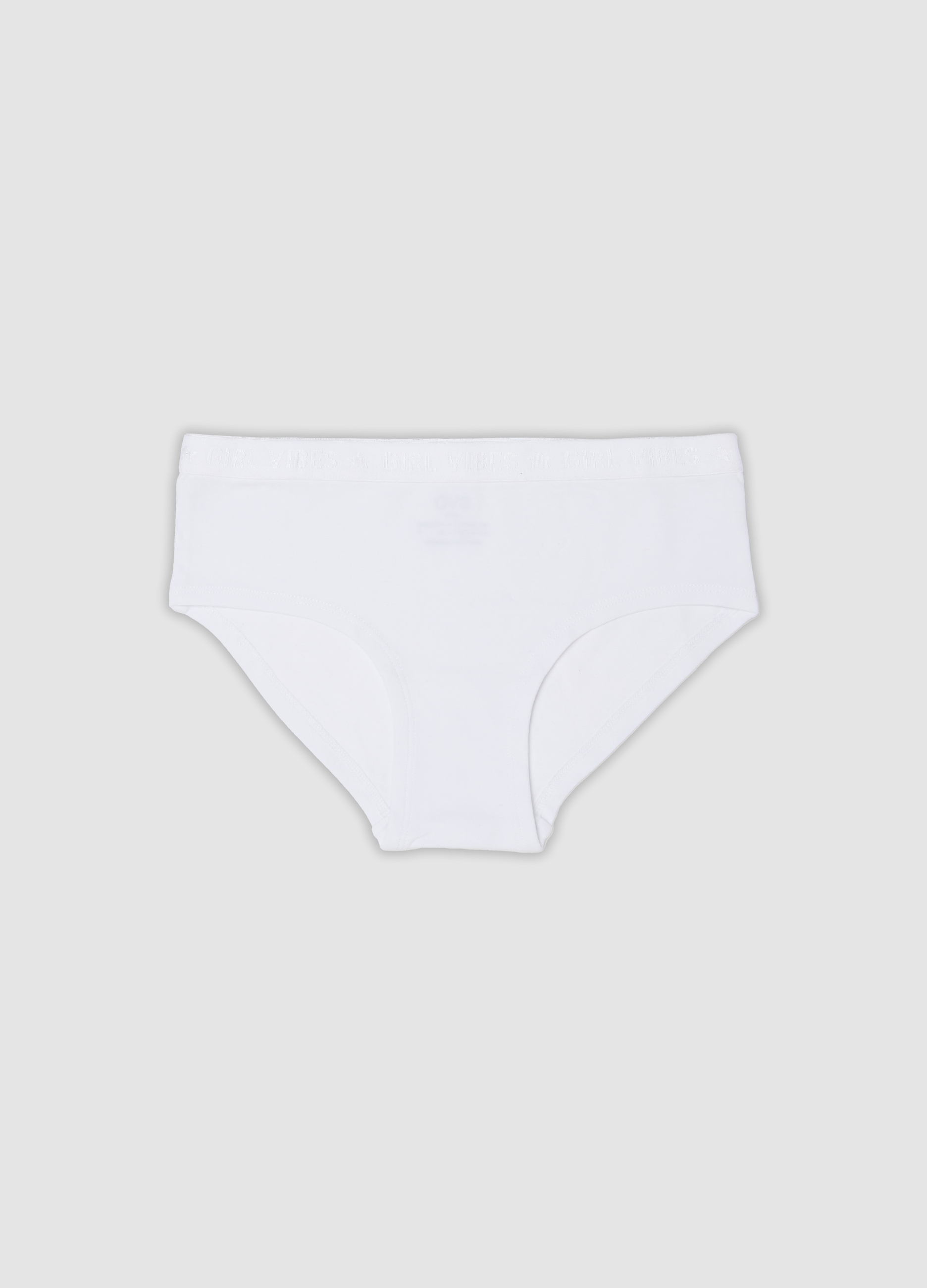OVS KIDS, Slip Culotte Bianco In Cotone Organico Elasticizzato Per Bambina, Bianco, Taglia: 10-11