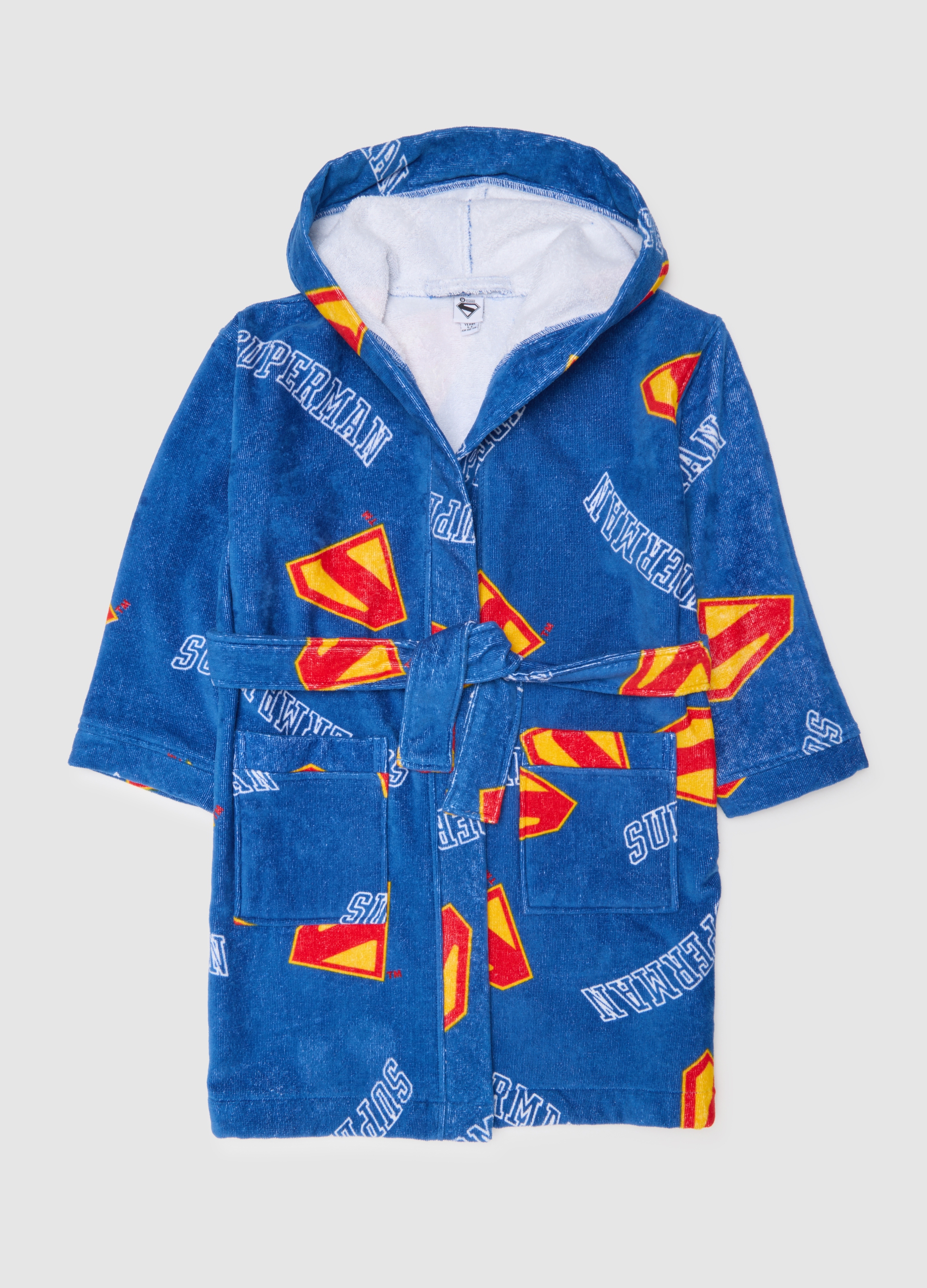 WARNER BROS, Accappatoio Da Bambino In Puro Cotone Multicolor, Multicolor, Taglia: 7-8