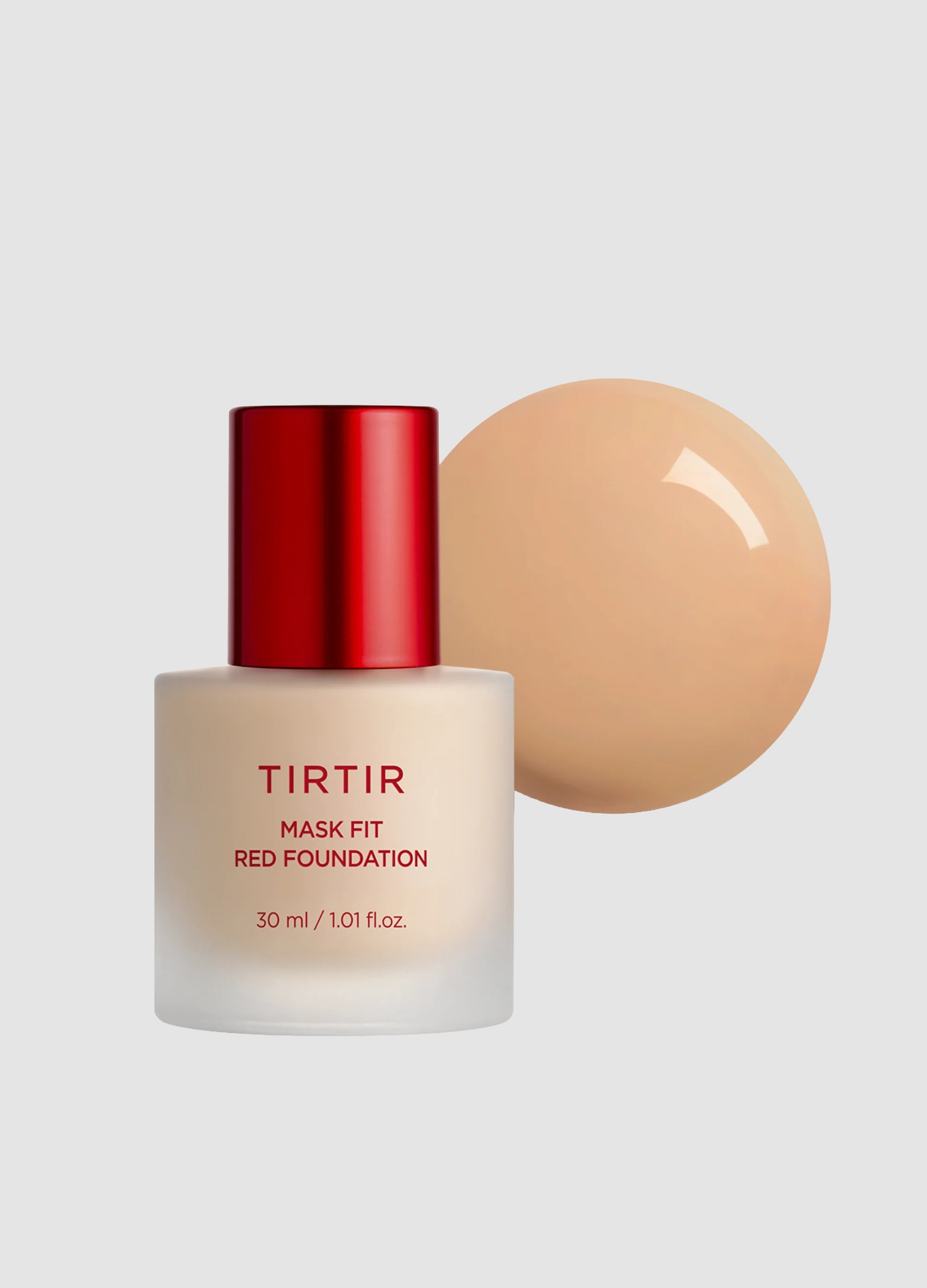 Tirtir Mask Fit Red Foundation Ausstrahlendes Flüssiges Make Up Mit Feuchtigkeitsspendender Wirkung Farbton 25N Mocha 30 Ml - Bild 3