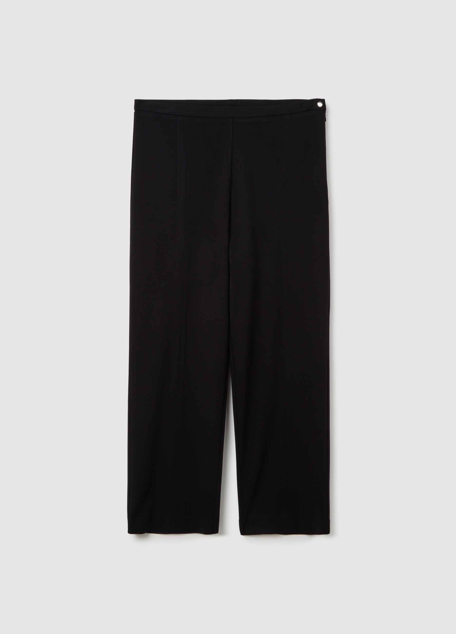 Leggings Neri Vestibilità Regular Fit, Mujer, Gunmetal, Talla: S