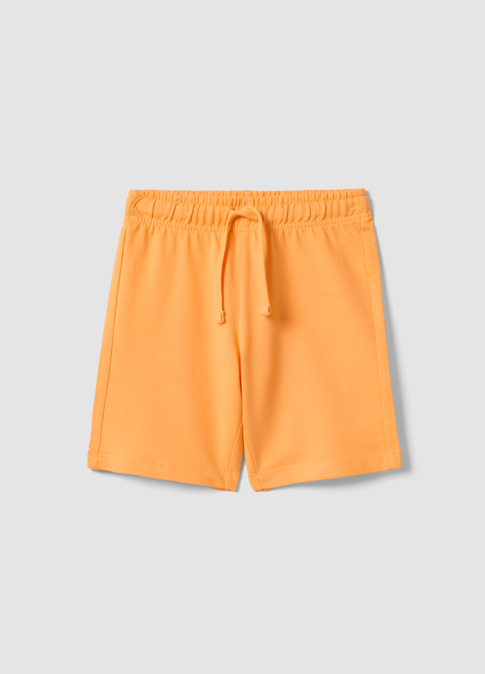 OVS KIDS, Shorts De Niño En Algodón Puro Naranja, Ajuste Regular, Niño, Naranja Mandarina, Talla: 5-6