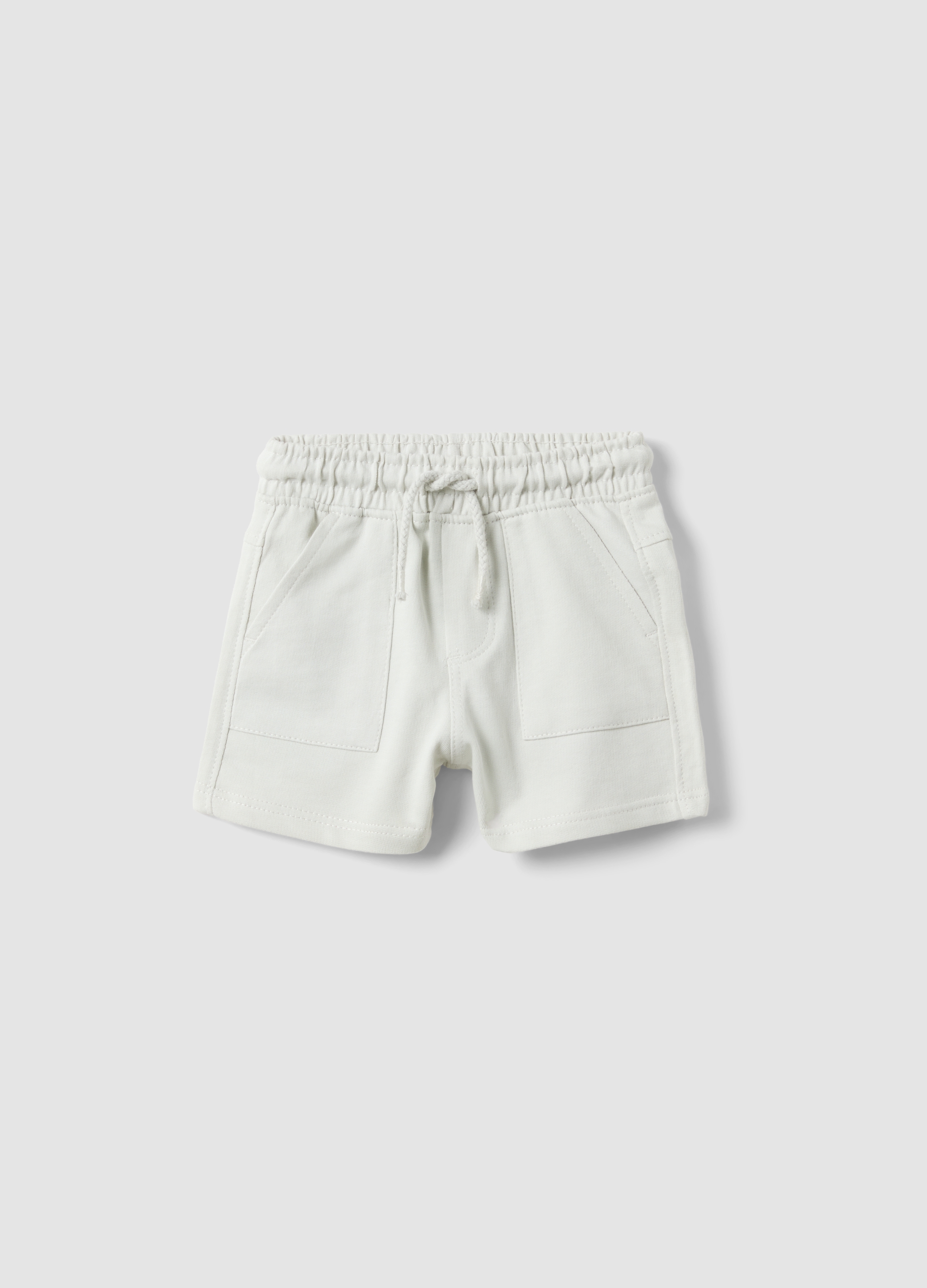 FAGOTTINO, Pantalones Cortos Blancos De Puro Algodón Para Niño, Ajuste Regular, Niño, Blanco óptico, Talla: 12-18