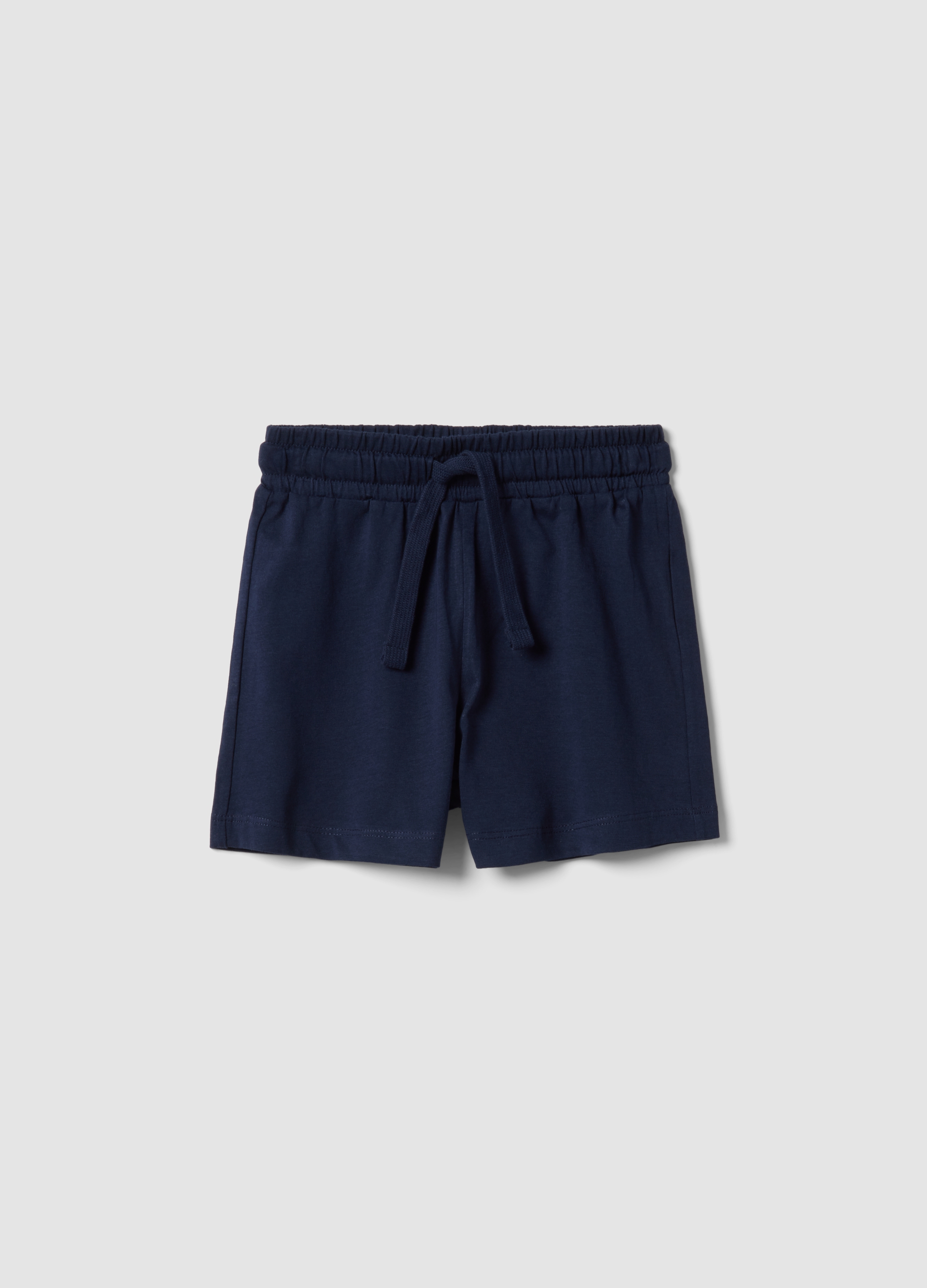 OVS KIDS, Pantalón Corto Azul De Algodón Puro Para Niña, Corte Regular, Niña, Azul marino, Talla: 9-10