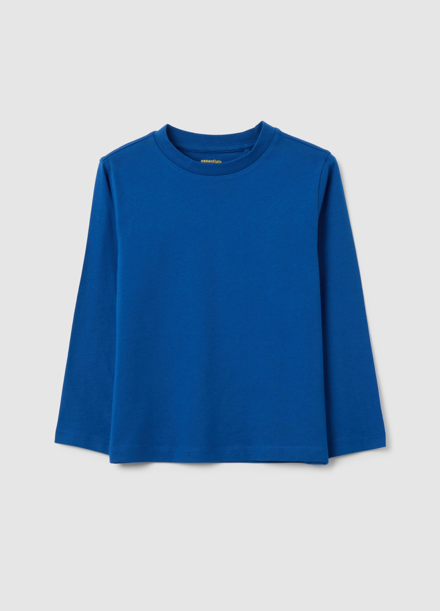 OVS, Kinder-t-shirt Aus Blauem, Reinem Baumwolle Im Regular Fit, Junge, Marineblau, Größe: 3-4