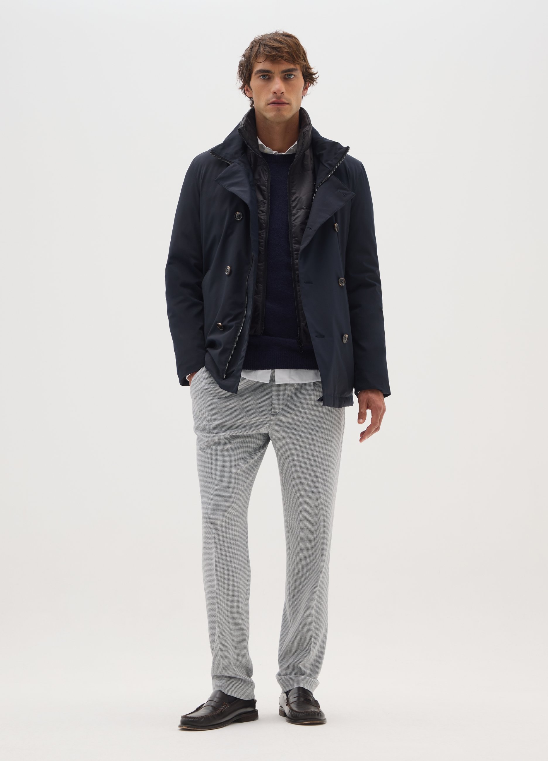 OVS, Giacca Blu Con Zip, Uomo, Blu, Taglia: L