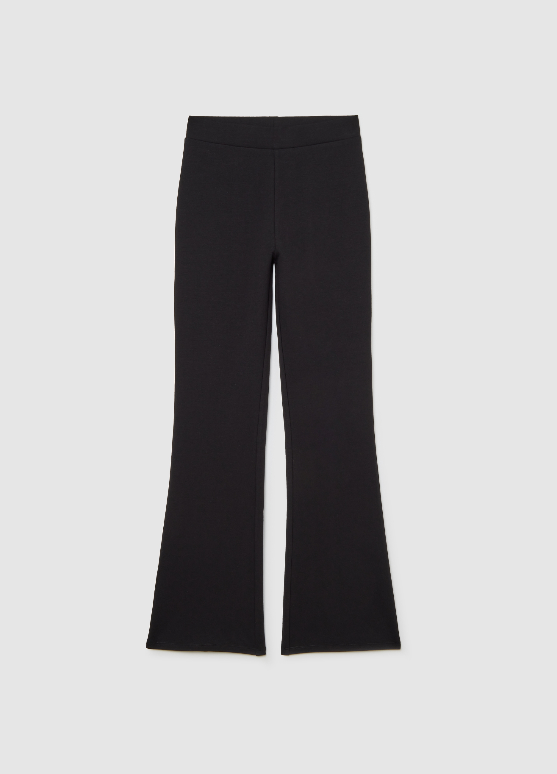 Leggings De Campana Negros Elásticos, Mujer, Negro, Talla: XXL