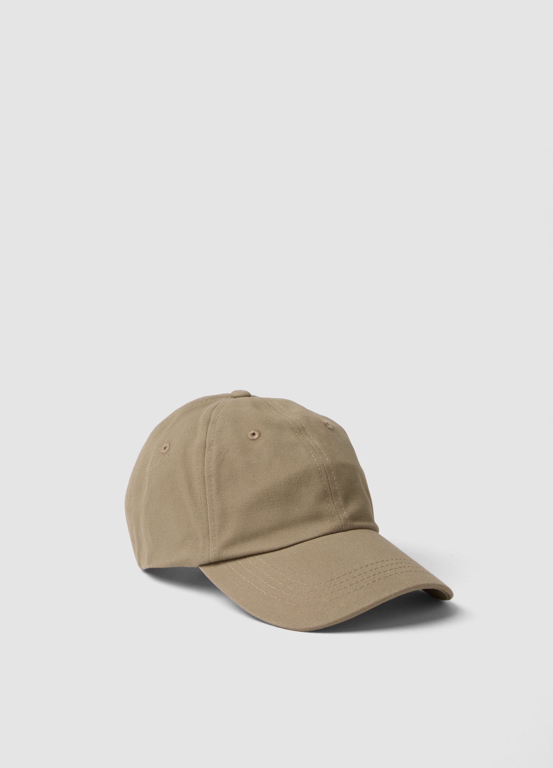 OVS, Cappello Beige In Puro Cotone Stile Baseball, Donna, Beige, Taglia: ONE SIZE