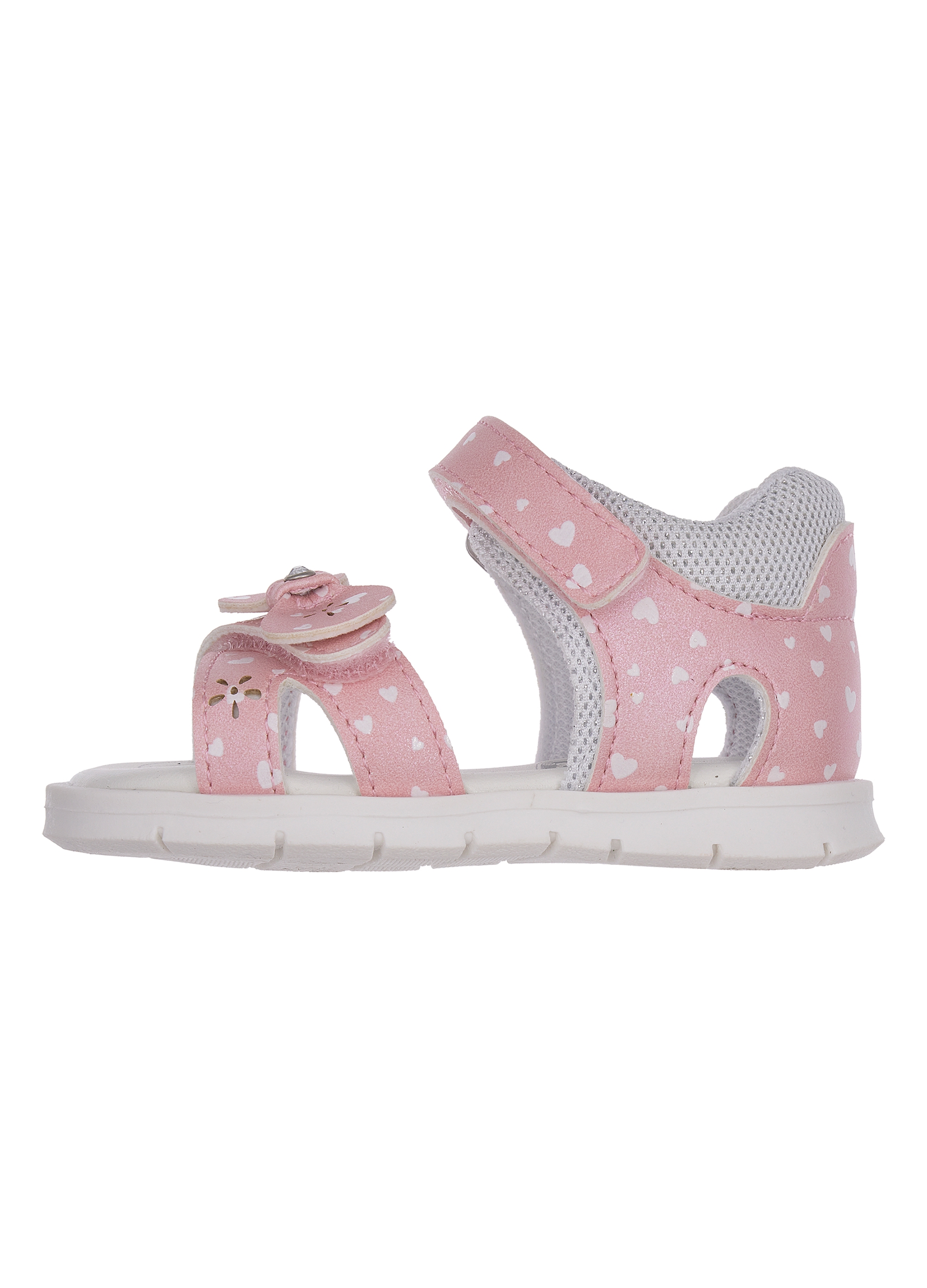 CHICCO, Sandalias Multicolor Con Cierre De Velcro Para Niña, Niña, Pink/White, Talla: 18
