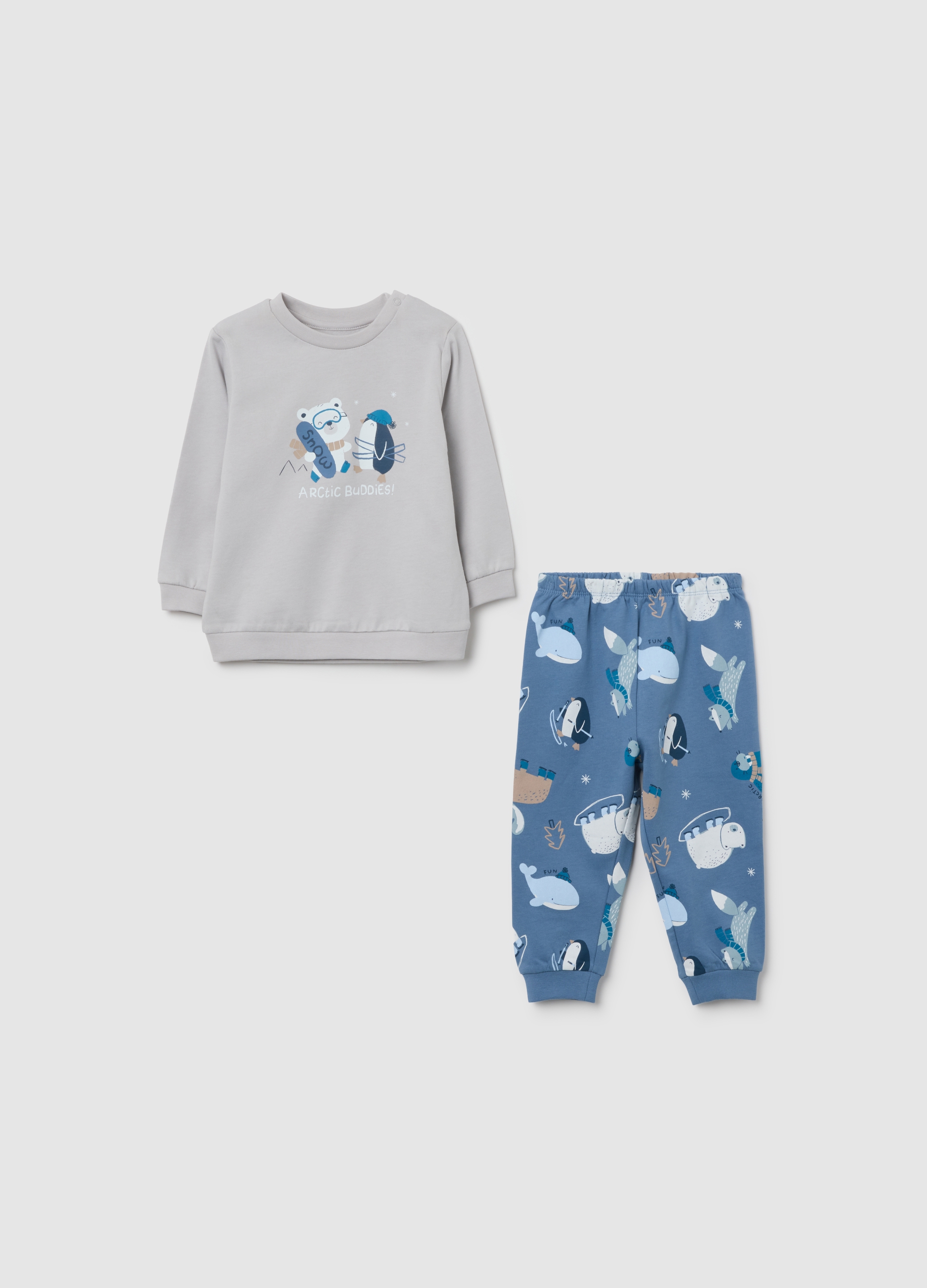 FAGOTTINO, Pigiama Da Neonato In Puro Cotone Multicolor Regular Fit, Bambino, Multicolor, Taglia: 9-12