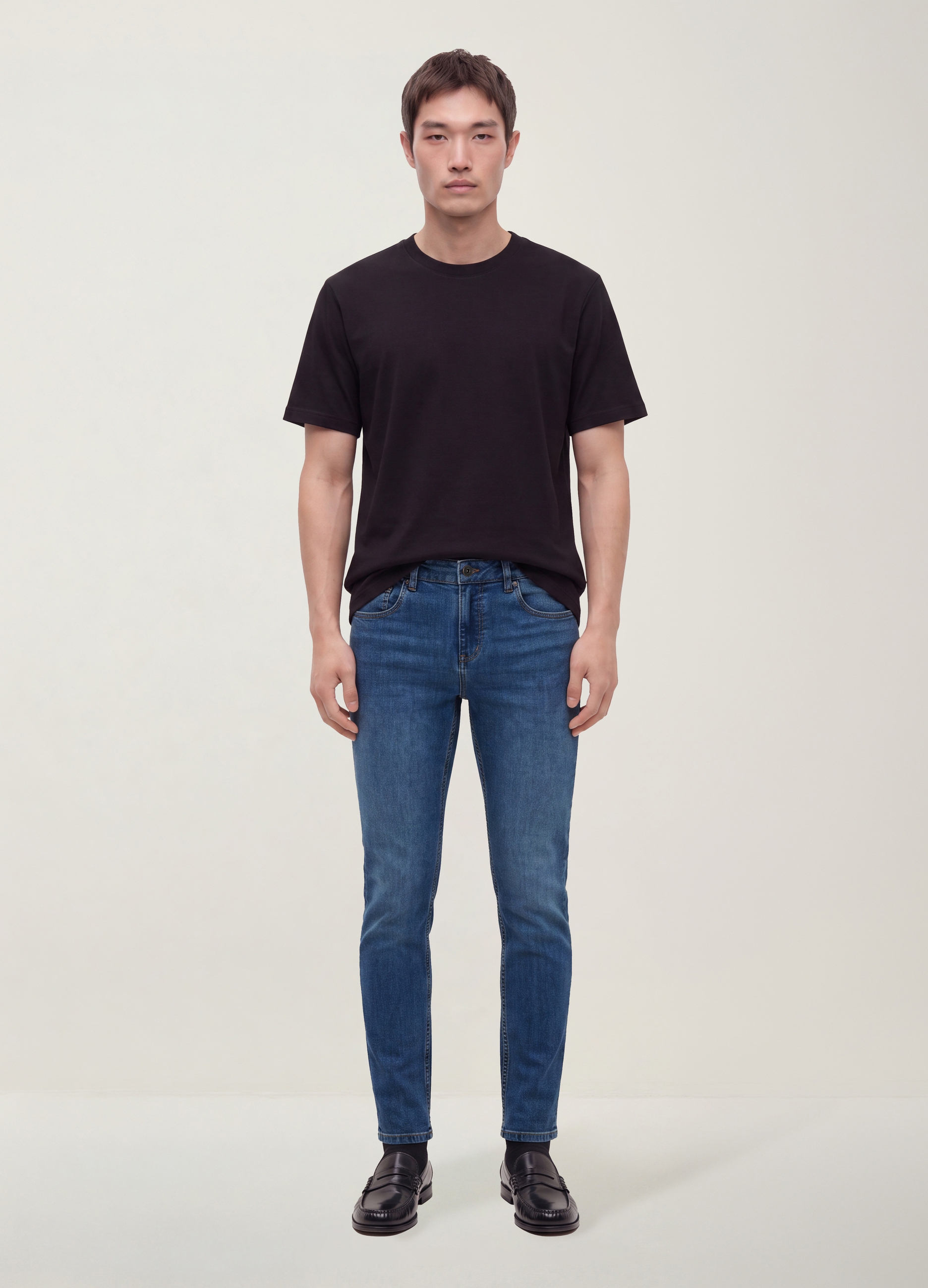 REPUBLIC OF DENIM, Jeans Denim Skinny Fit In Cotone Elasticizzato, Uomo, Blu, Taglia: 44