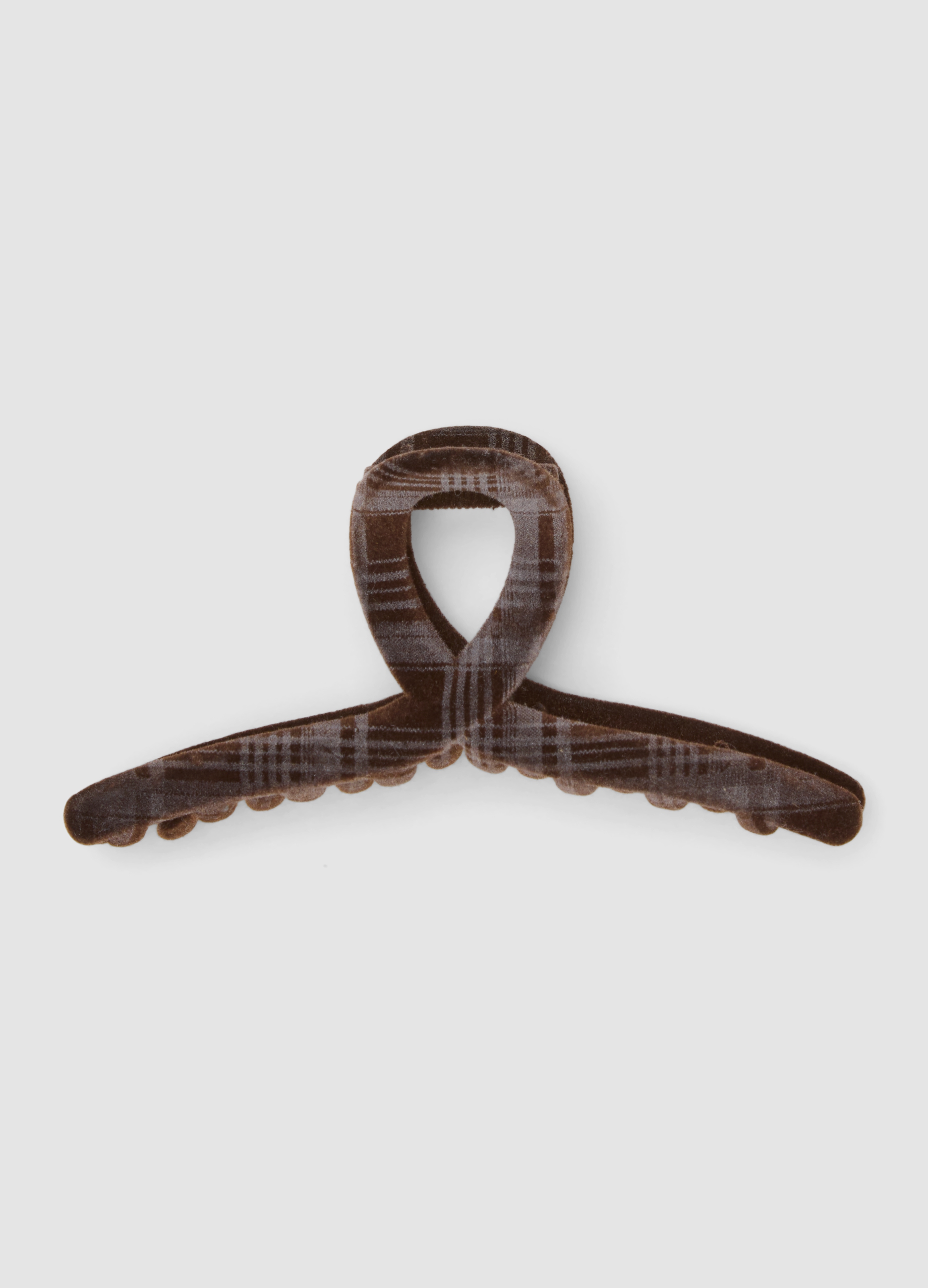 OVS, Pinza Per Capelli Marrone Con Fantasia Scozzese, Donna, Marrone, Taglia: ONE SIZE