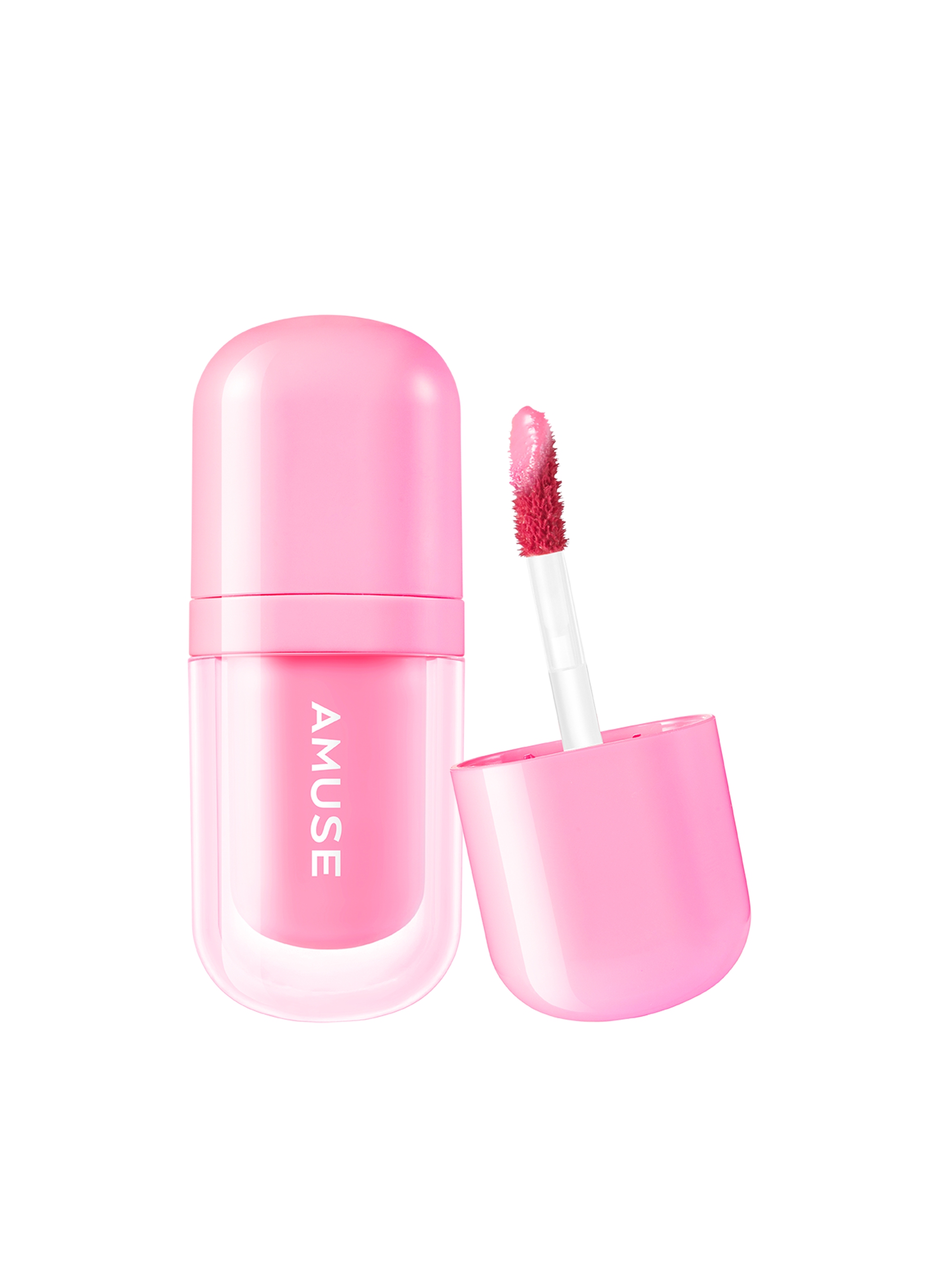 AMUSE, Colore + Volume + Idratazione, Innovativa Tinta Labbra Ad Effetto Volumizzante, Per Labbra Morbide E Super Juicy - Make-up Coreano, Donna, Rosa, Taglia: FASUL