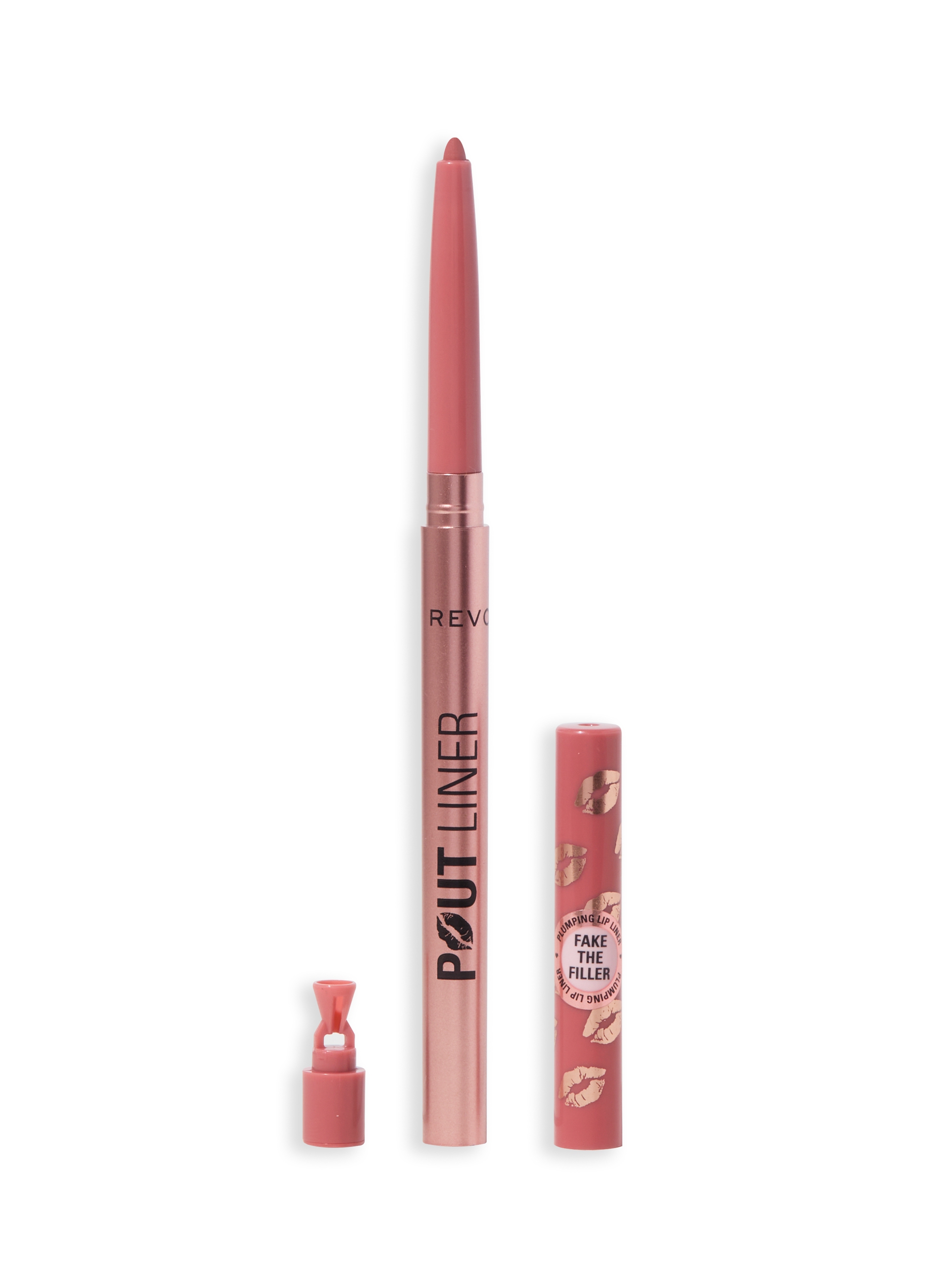 REVOLUTION, Pout Bomb Plumping Matita Labbra Chauffeur Nude, Donna, Bianco, Taglia: FASUL