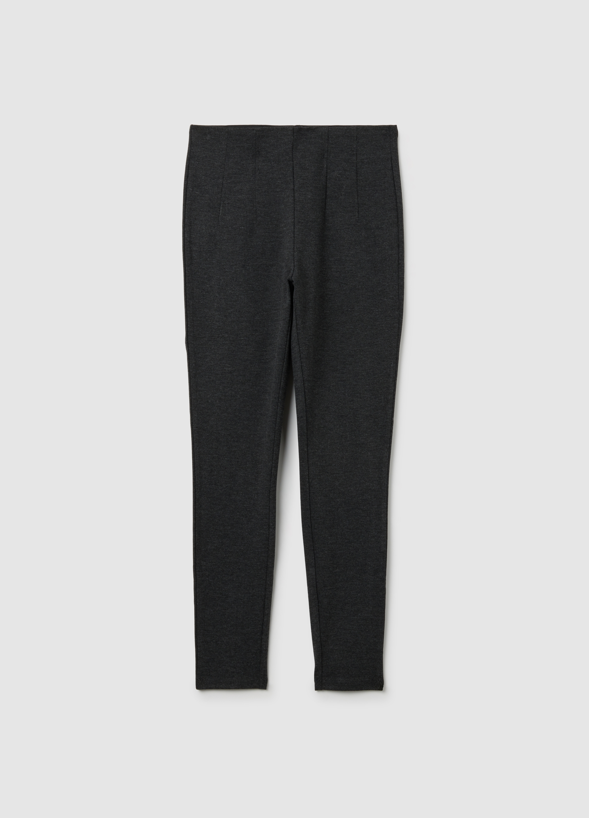 Leggings Nero Elasticizzati, Mujer, Negro, Talla: 38