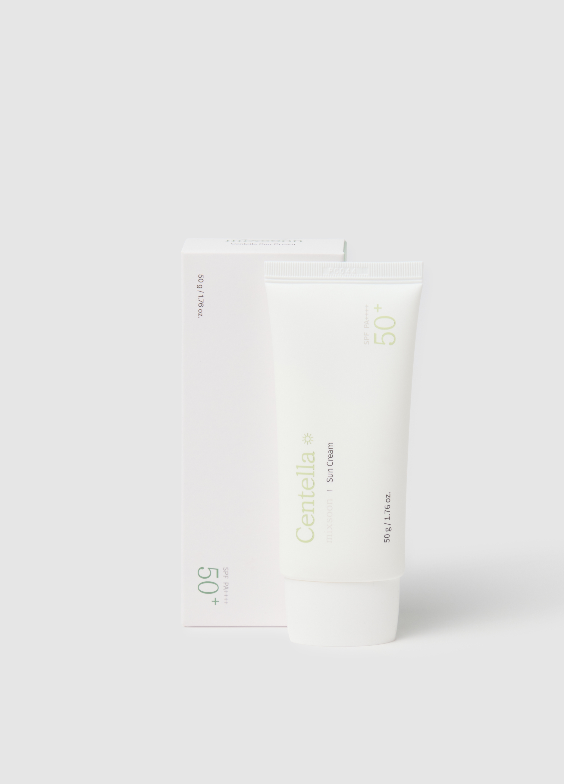 MIXSOON , Centella Sun Cream 50g - Skincare Coreana, Unisex, Bianco, Taglia: FASUL