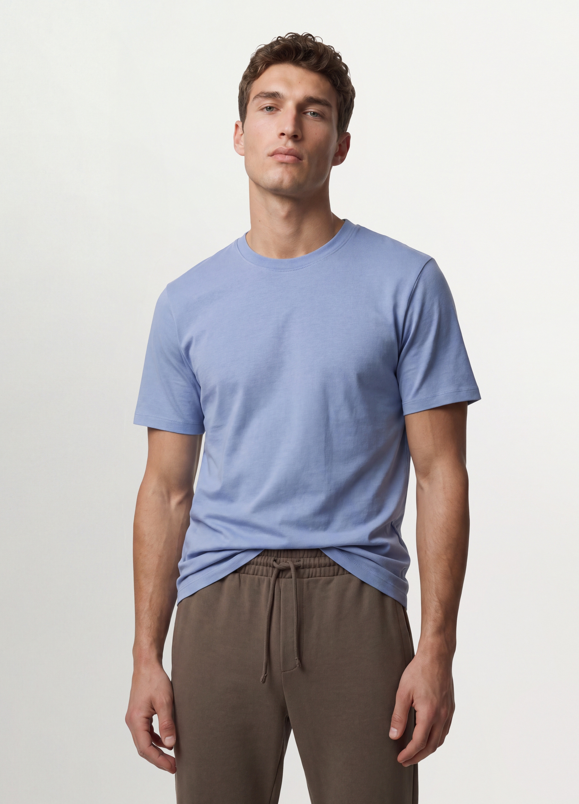 OVS, T-shirt Blu In Puro Cotone Organico Jersey Regular Fit, Uomo, Blu, Taglia: XL
