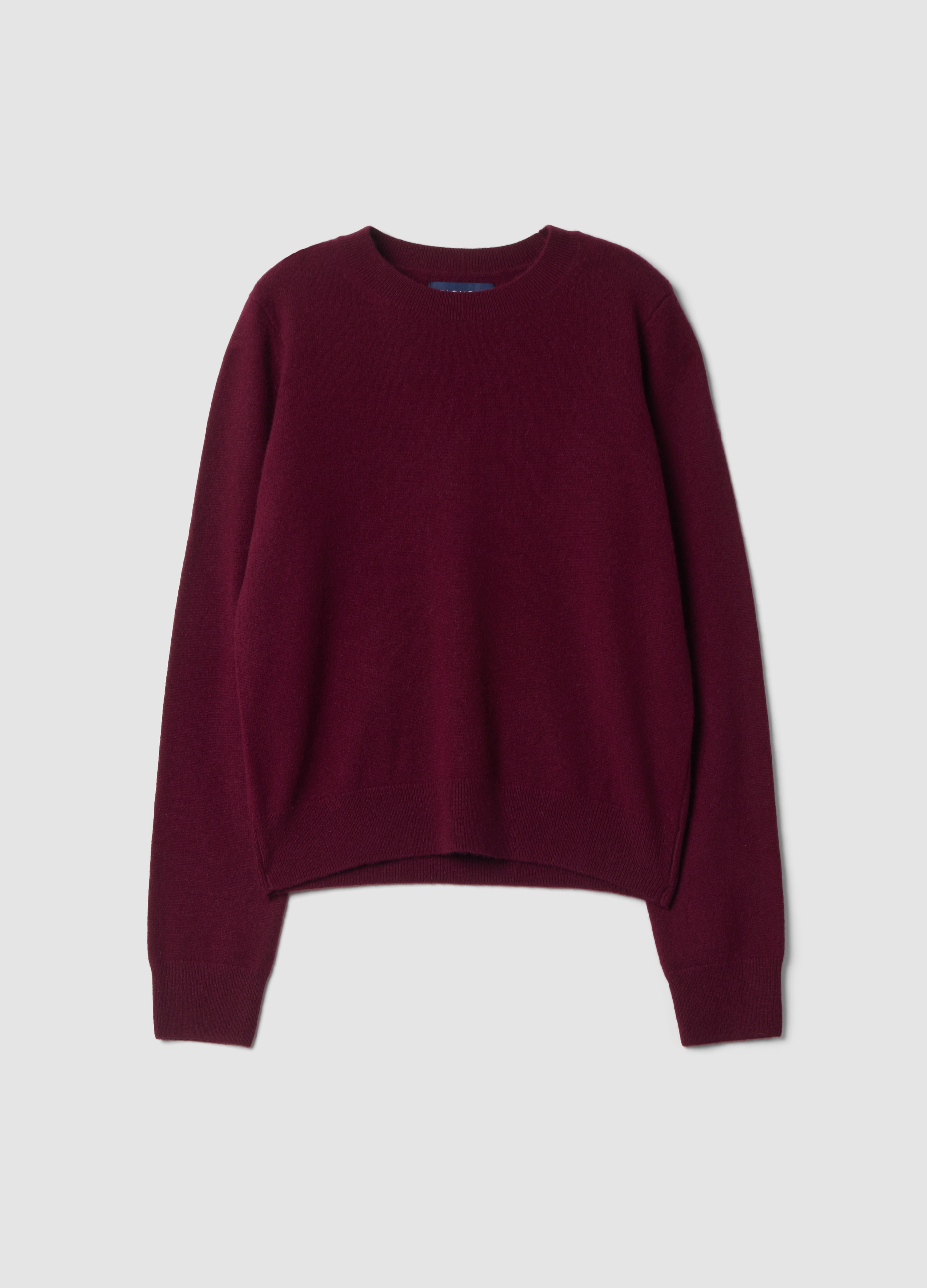 Piombo Contemporary, Maglia Rossa In Puro Cashmere A Girocollo, Donna, Rosso, Taglia: S