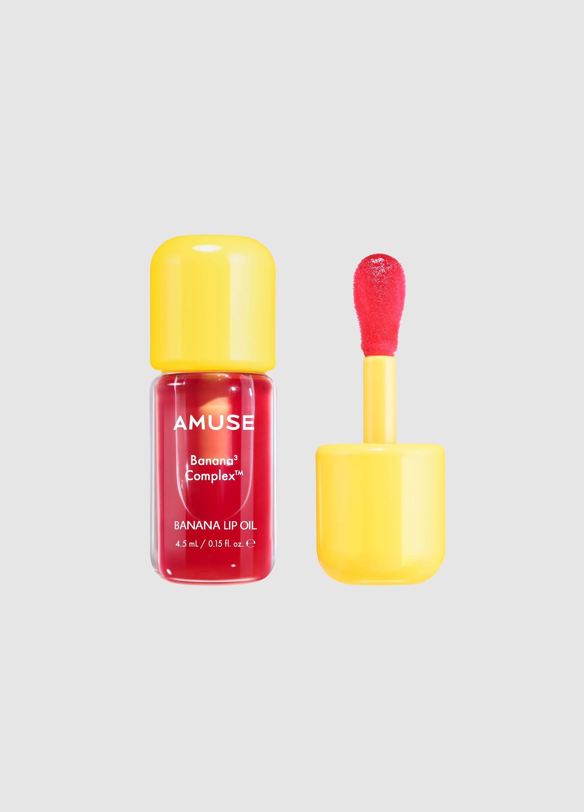 AMUSE, Banana Lip Oil 05 Cranberry Pop 4.5ml - Make-up Coreano, Donna, Rosso, Taglia: FASUL