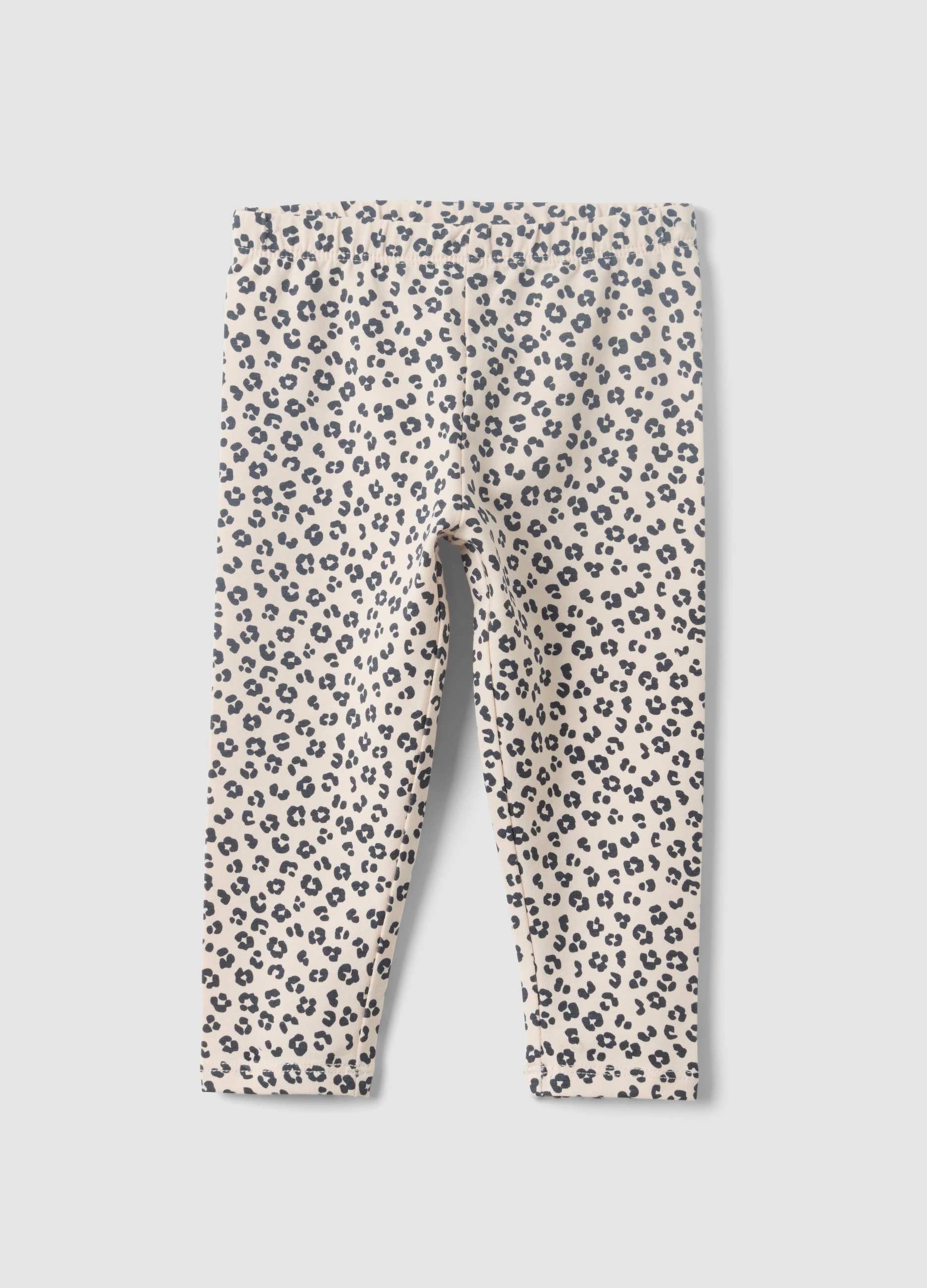 FAGOTTINO, Leggings Multicolor In Misto Cotone Organico Con Fantasia Animalier Per Bimba, Bambina, Multicolor, Taglia: 30-36