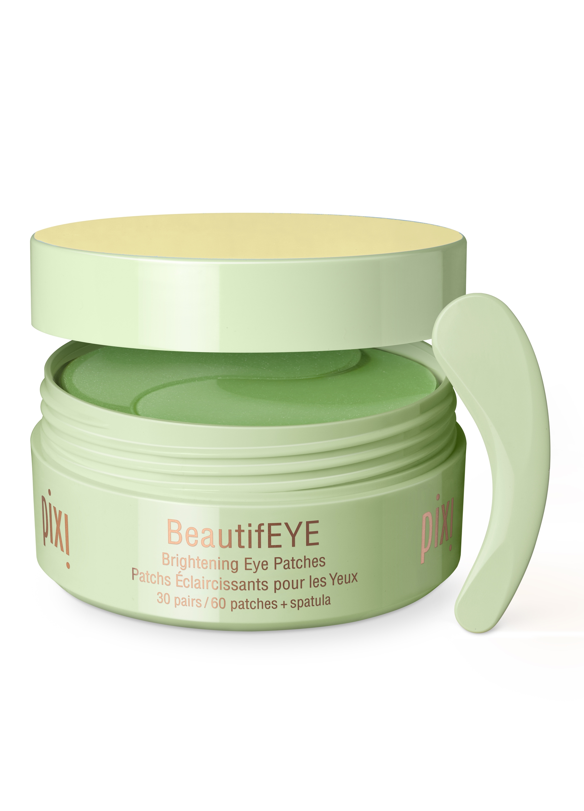PIXI, Pixi Beautifeye 30 Pairs / 60 Patches + Spatula, Donna, Verde, Taglia: FASUL
