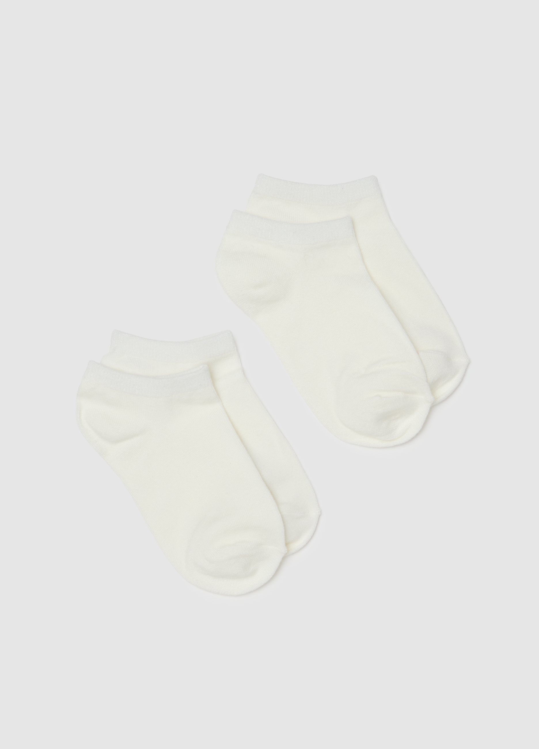 Calcetines Cortos Blancos, Mujer, Blanco óptico, Talla: FASUL