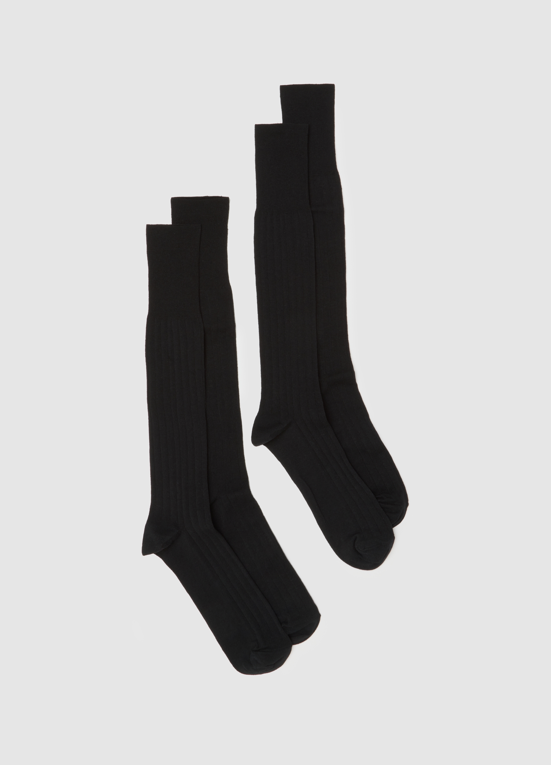 OVS, Bipack Calze Lunghe Nere Uomo, Nero, Taglia: 38-42