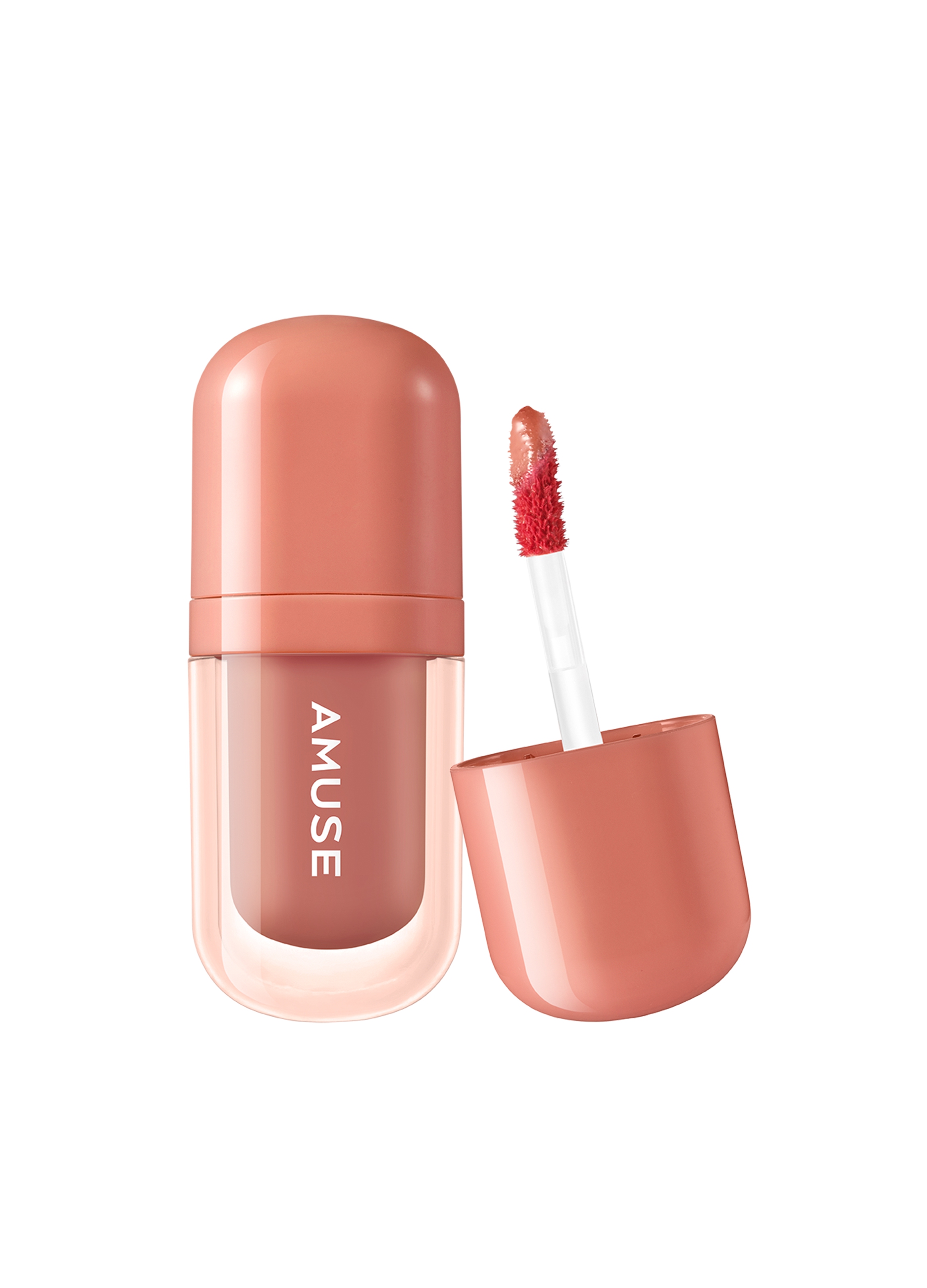 AMUSE, Colore + Volume + Idratazione, Innovativa Tinta Labbra Ad Effetto Volumizzante, Per Labbra Morbide E Super Juicy - Make-up Coreano, Donna, Marrone, Taglia: FASUL