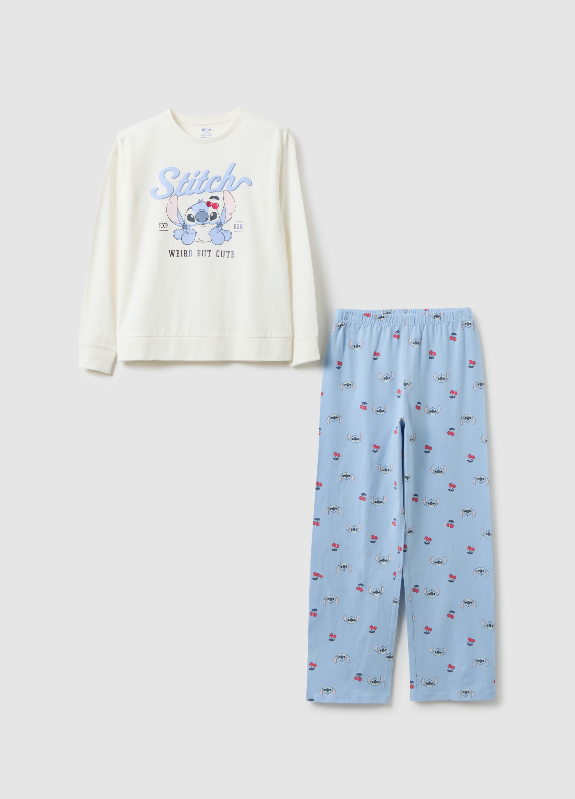 DISNEY, Pigiama Multicolor Da Ragazza In Puro Cotone Regular Fit Con Stampa, Bambina, Multicolor, Taglia: 10-11