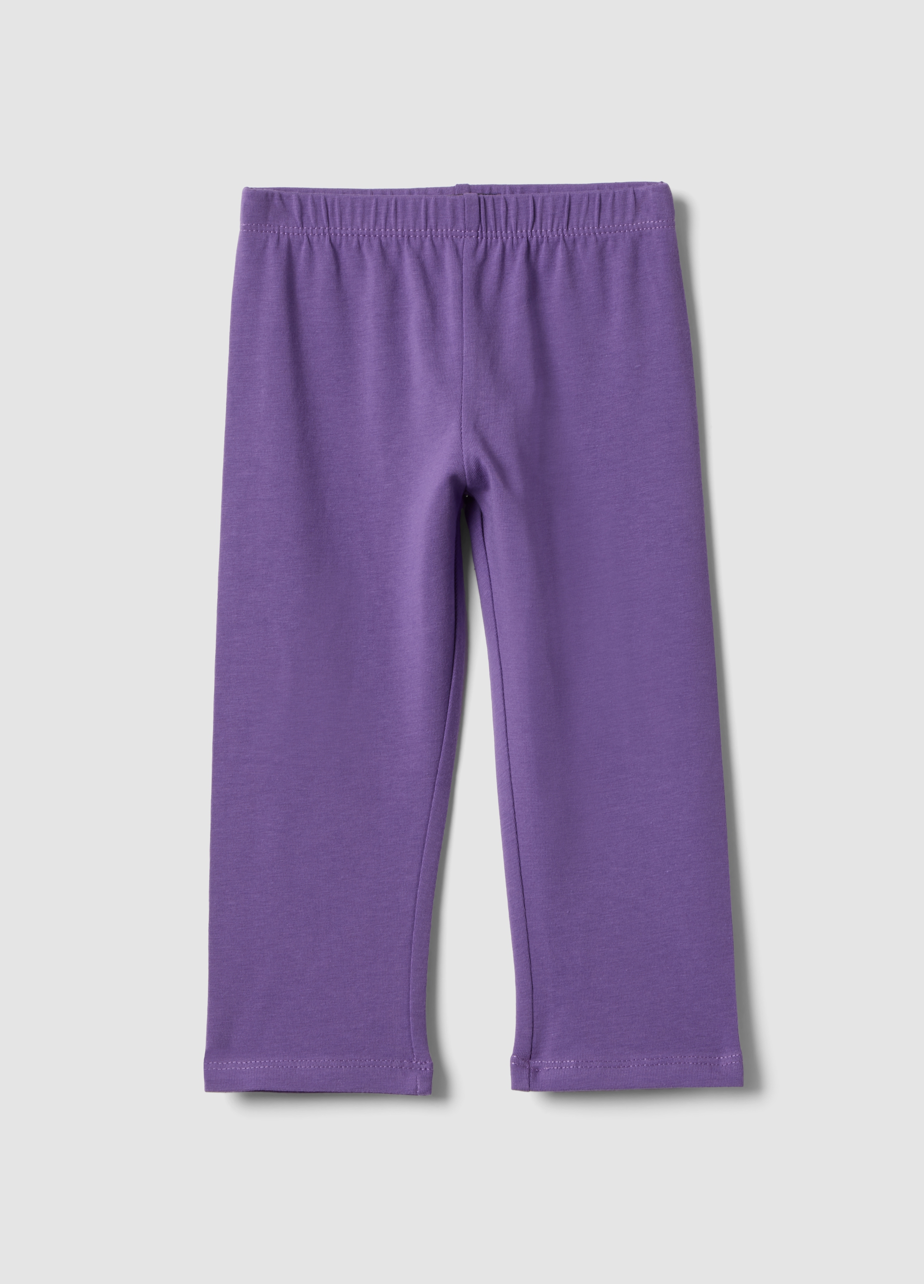 OVS KIDS, Leggings De Algodón Púrpura Ajustados Para Niñas, Niña, Morado oscuro, Talla: 7-8