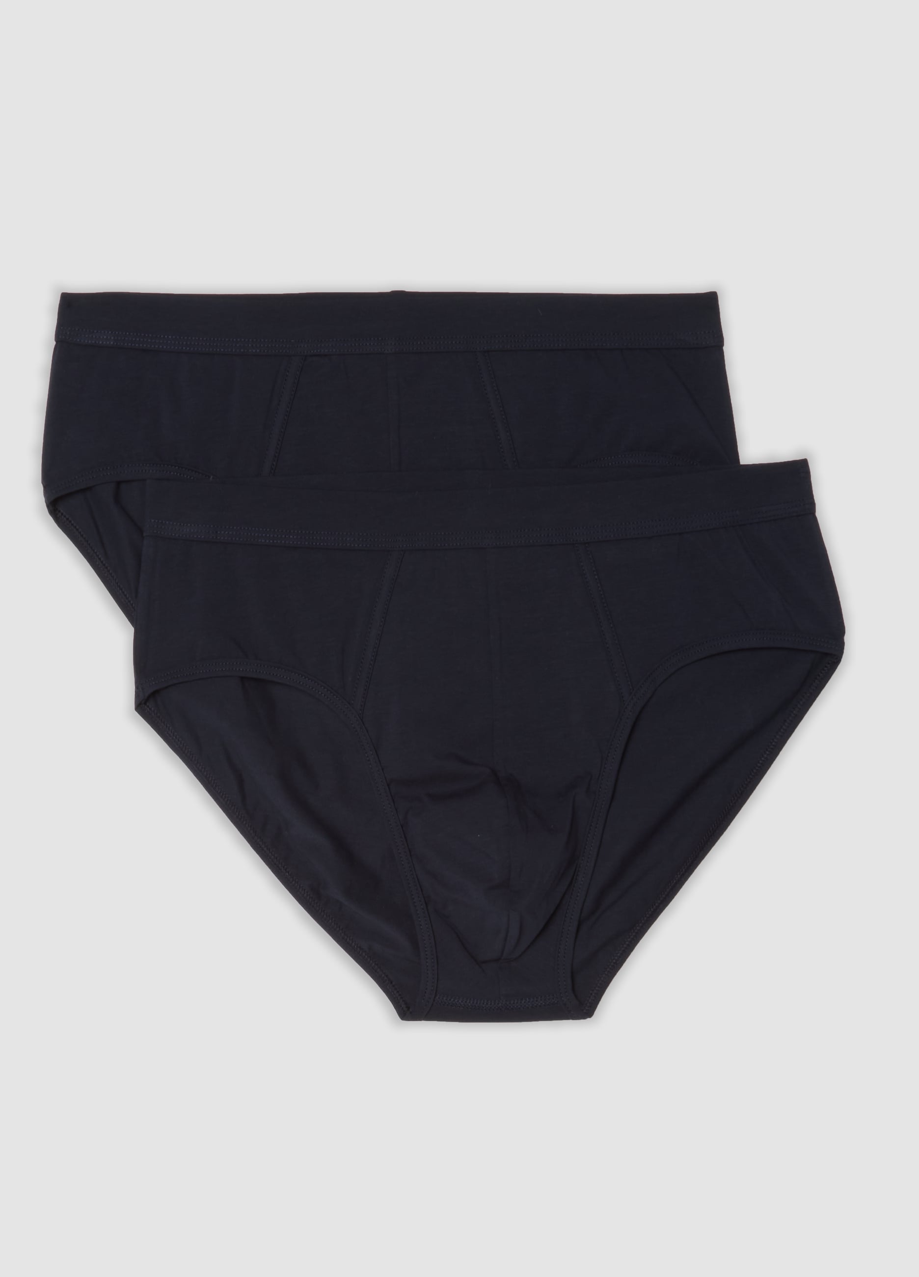 OVS, Bipack Di Slip Blu In Cotone Mercerizzato Elasticizzato, Uomo, Blu, Taglia: XXL