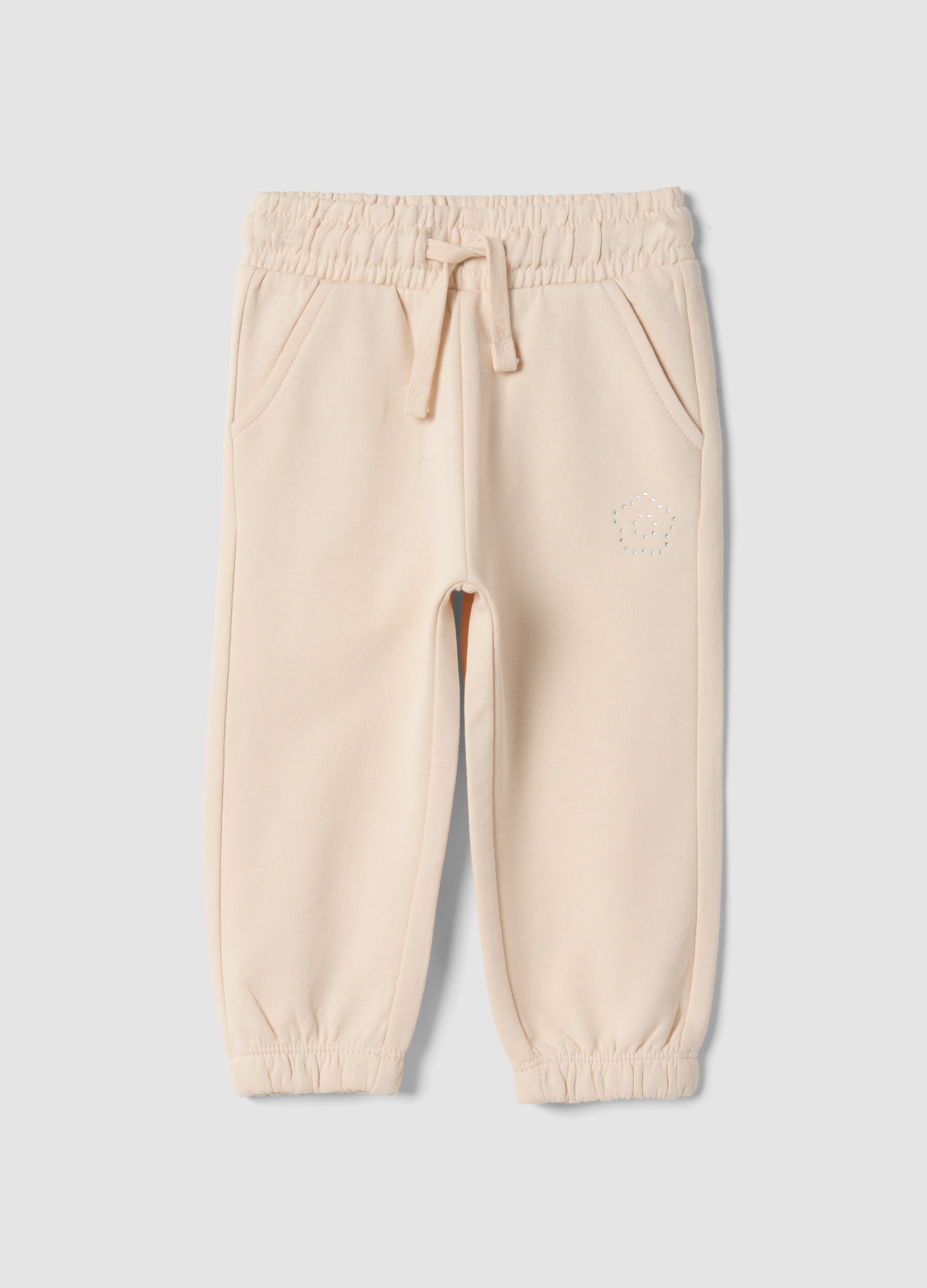 FAGOTTINO, Pantaloni Jogger Rosa In Puro Cotone Regular Fit, Bambina, Rosa, Taglia: 24-30